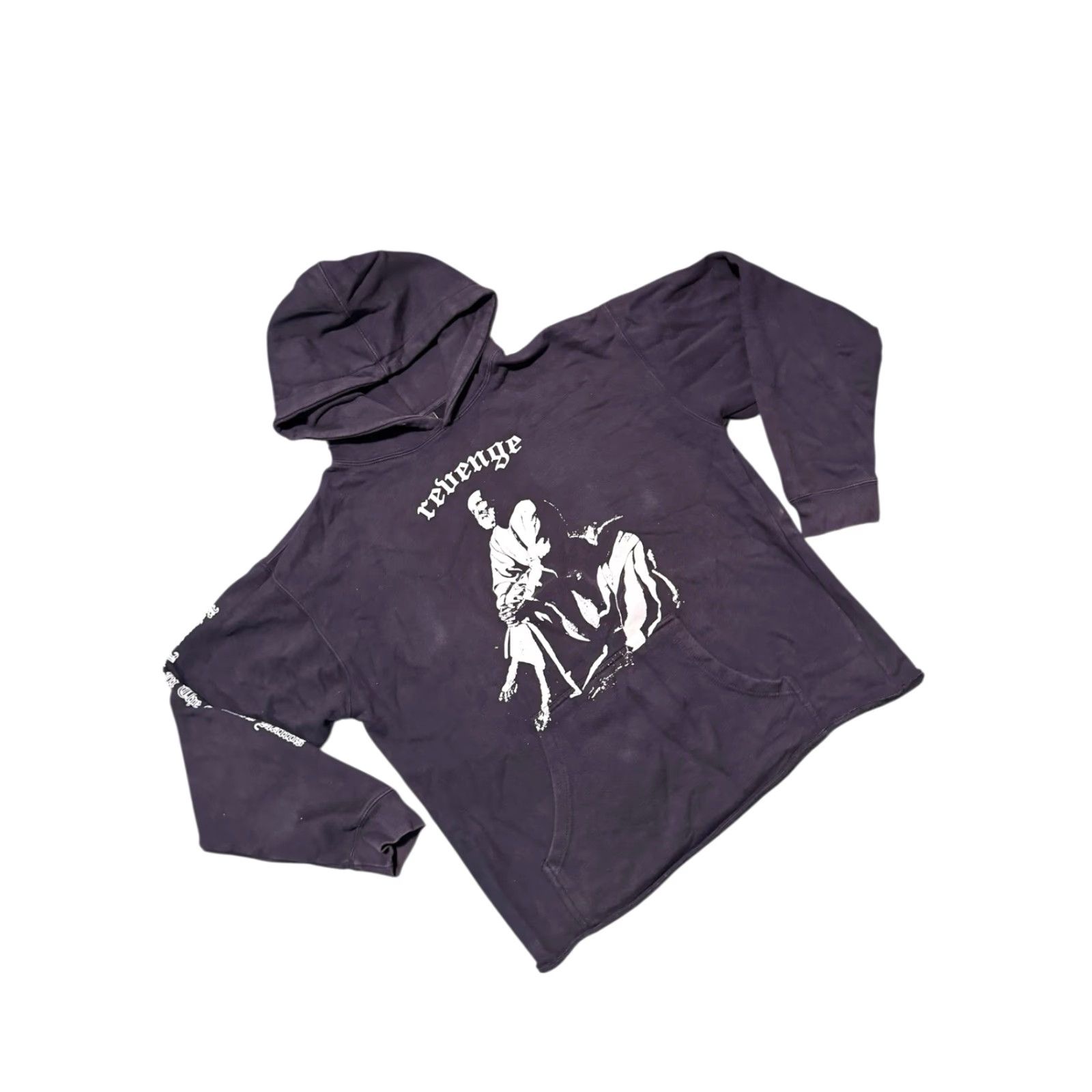 Revenge VINTAGE Revenge RENAISSANCE BY REVENGE Puff Print Hoodie Size L Black HTF! Size US L / EU 52-54 / 3 - 3 Thumbnail