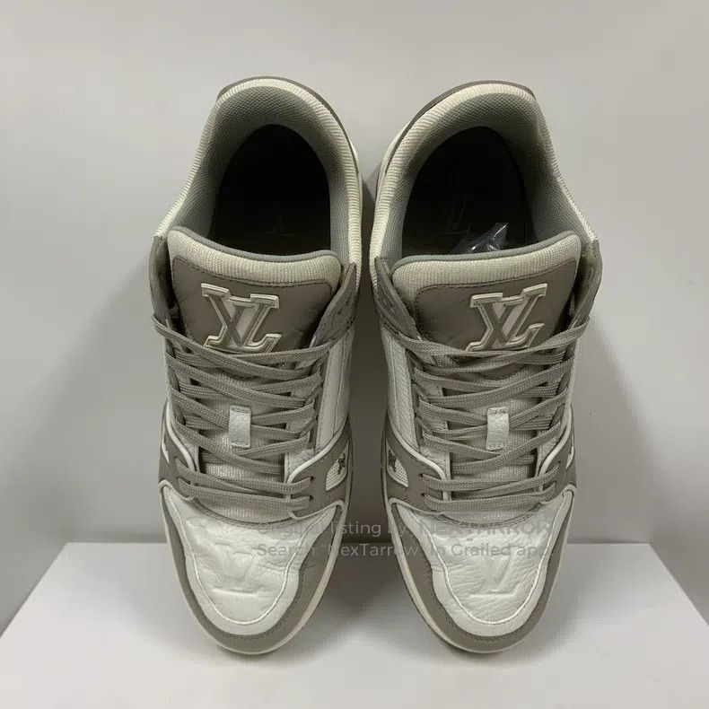 Louis Vuitton Louis Vuitton Trainer Classic Off-White Printed Board Shoe Size US 7.5 / EU 40-41 - 4 Thumbnail