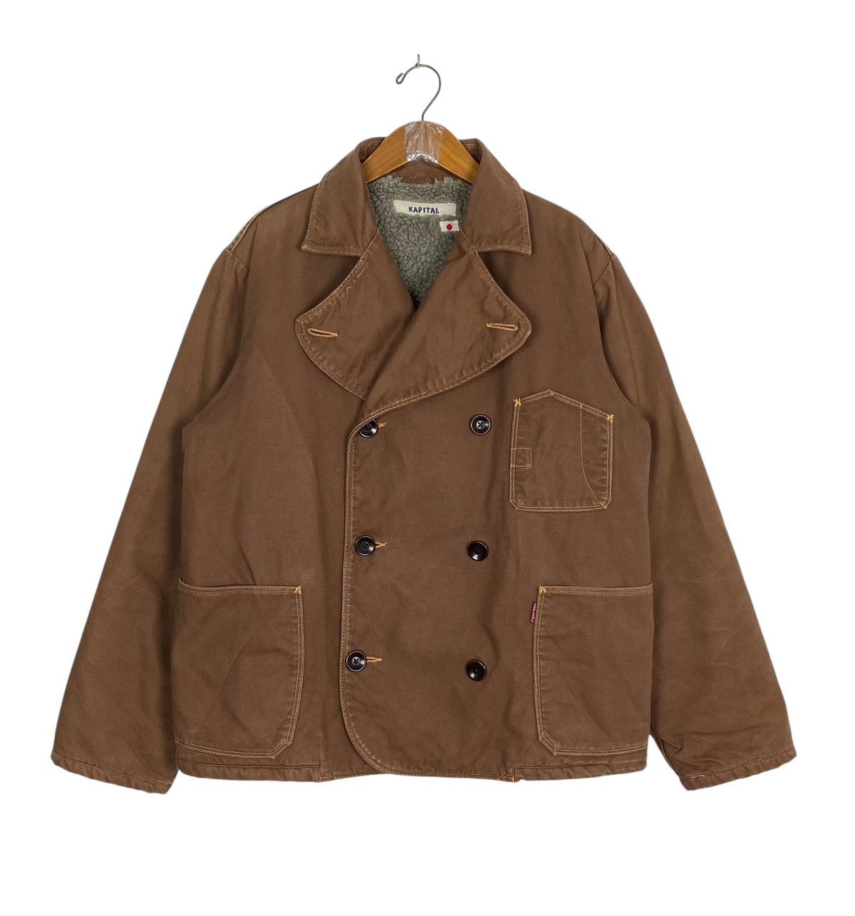 Kapital Rare‼️ Kapital Double Breasted Workwear Chore Jacket Japan Size US L / EU 52-54 / 3 - 1 Thumbnail