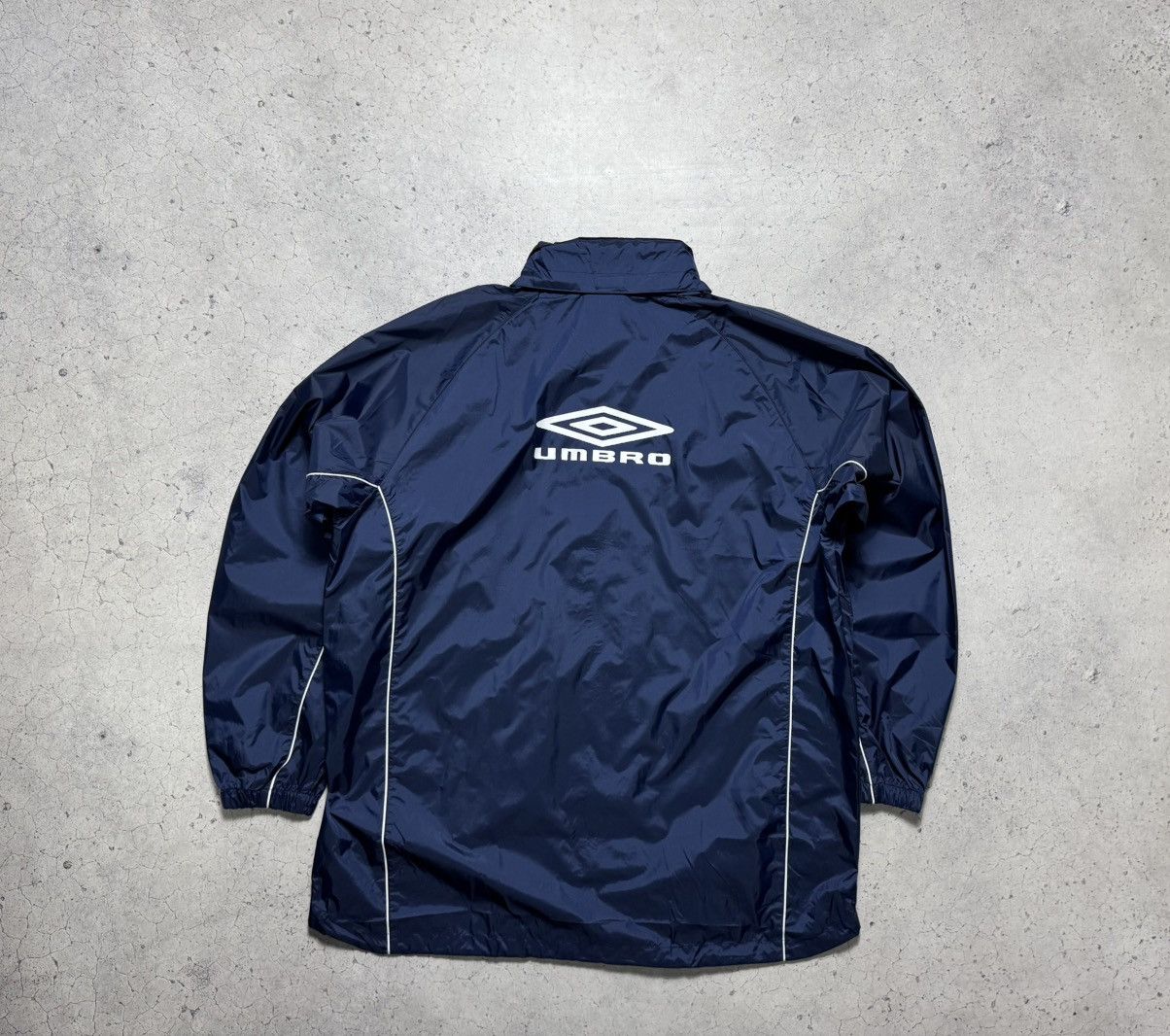 Umbro Umbro Vintage 90’s Full Zip Nylon Jacket Big Logo Size XL Size US XL / EU 56 / 4 - 1 Thumbnail