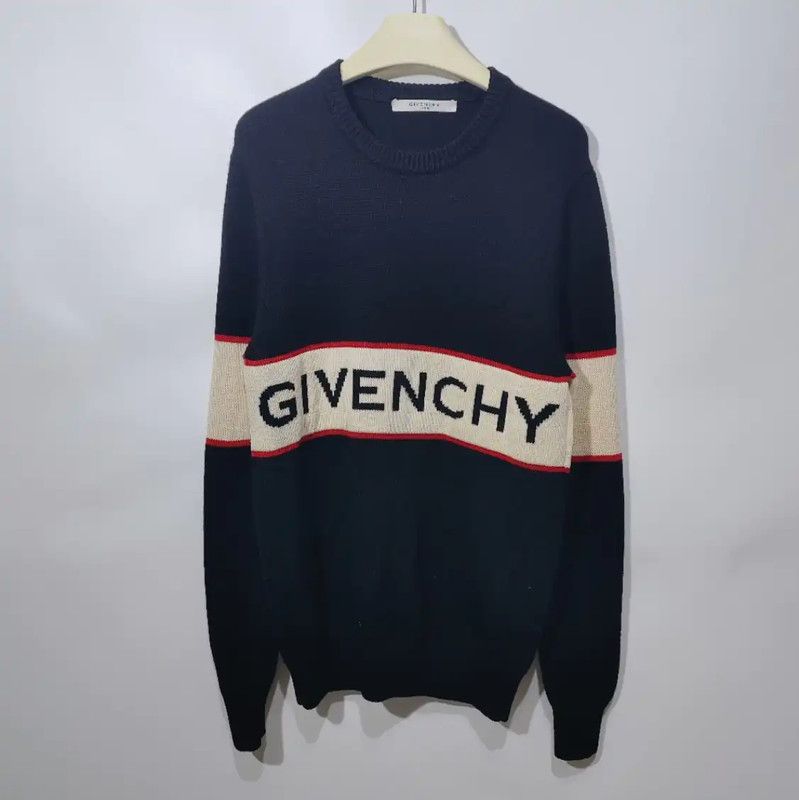 Givenchy Givenchy Black Wool Women's Sweater 0089 Size S / US 4 / IT 40 - 1 Thumbnail