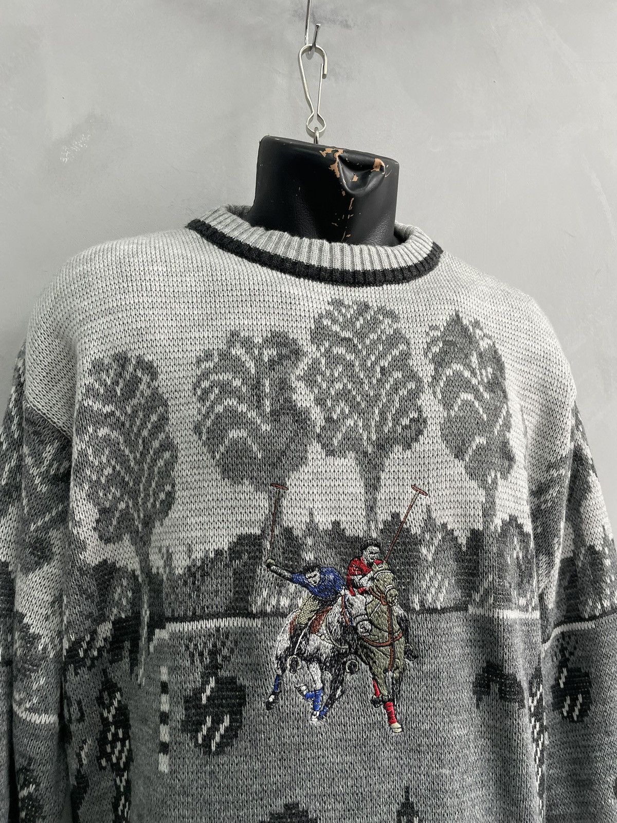 Lacoste Lacoste chemise style over print sweater crewneck y2k Size US L / EU 52-54 / 3 - 3 Thumbnail