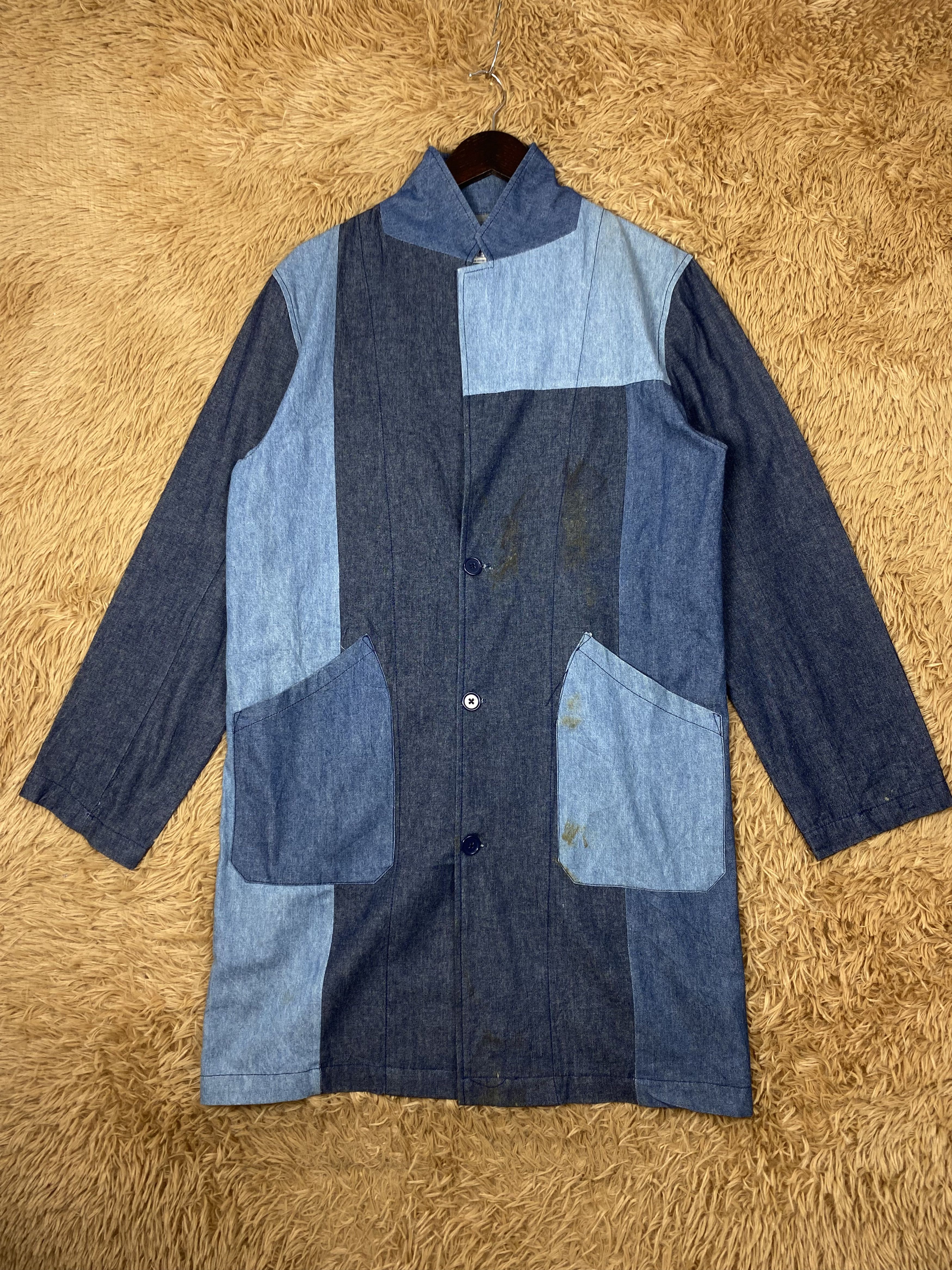 Japanese Brand Vintage Temptation Button Long Jacket PJ2564 Size US L / EU 52-54 / 3 - 1 Thumbnail