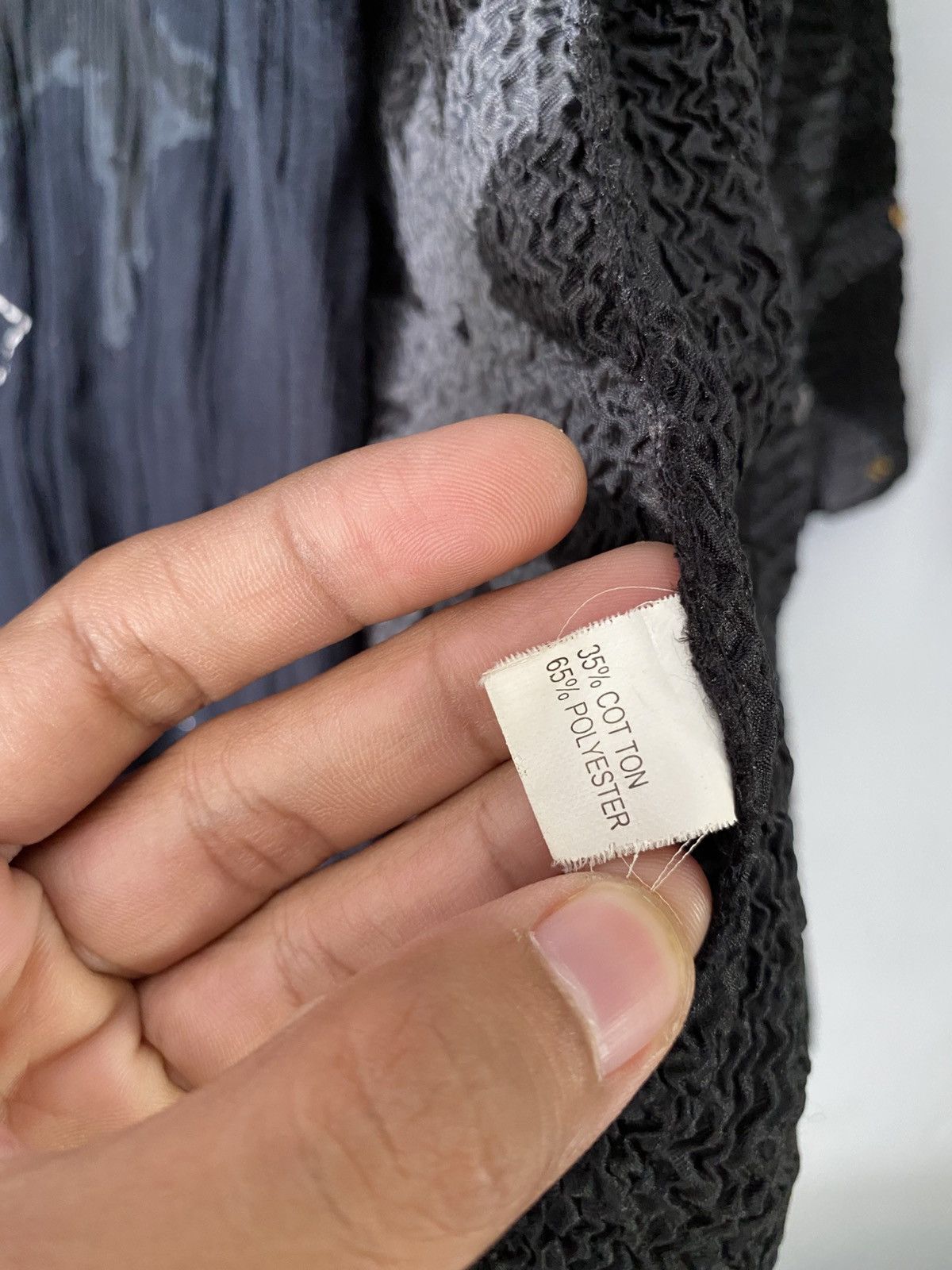 Japanese Brand × Vintage Unknown Pleats button shirt like issey miyake style Size US M / EU 48-50 / 2 - 6 Thumbnail