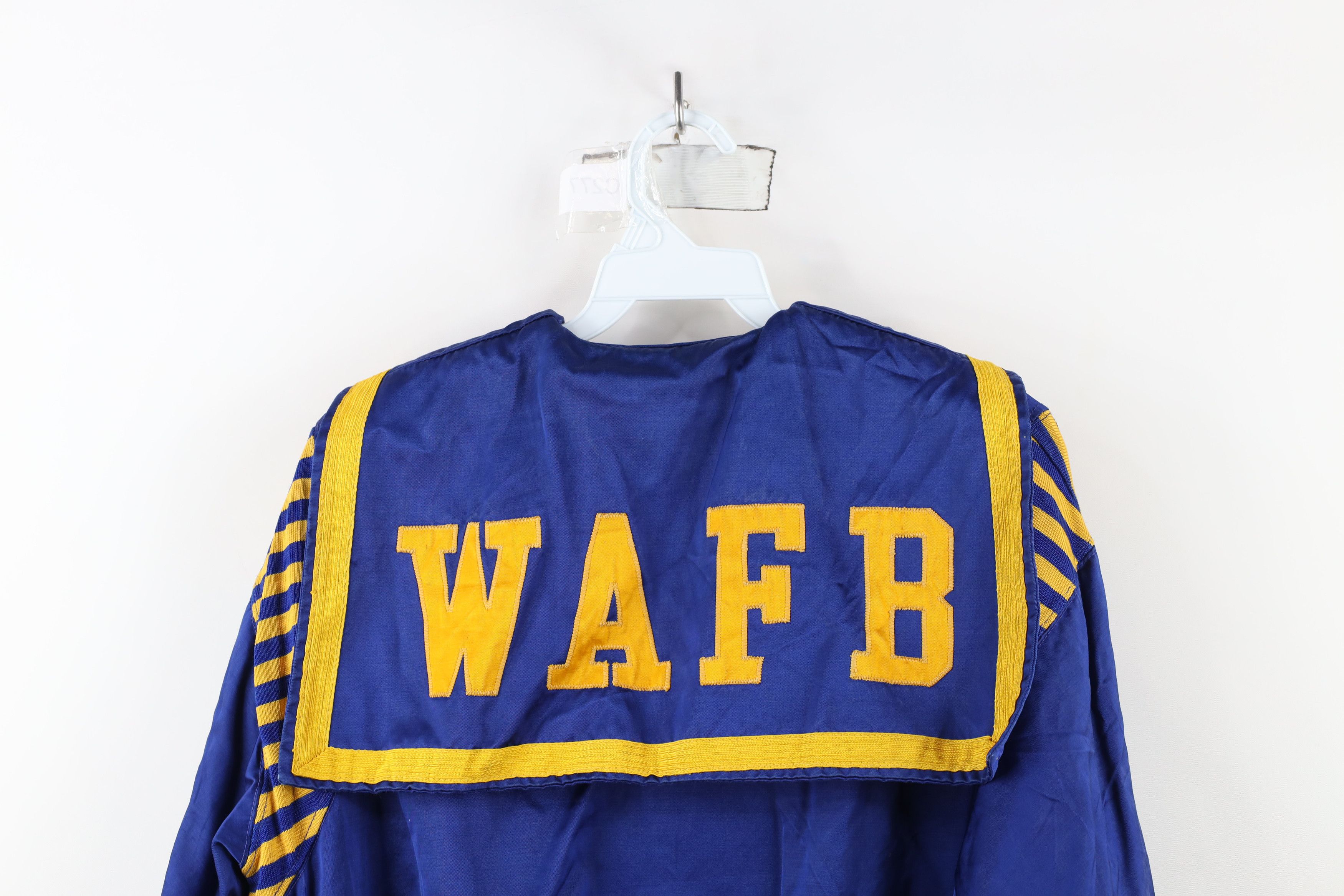Vintage Vintage 50s Gabardine Rayon Cape Neck Varsity Jacket USA Size US S / EU 44-46 / 1 - 16 Thumbnail