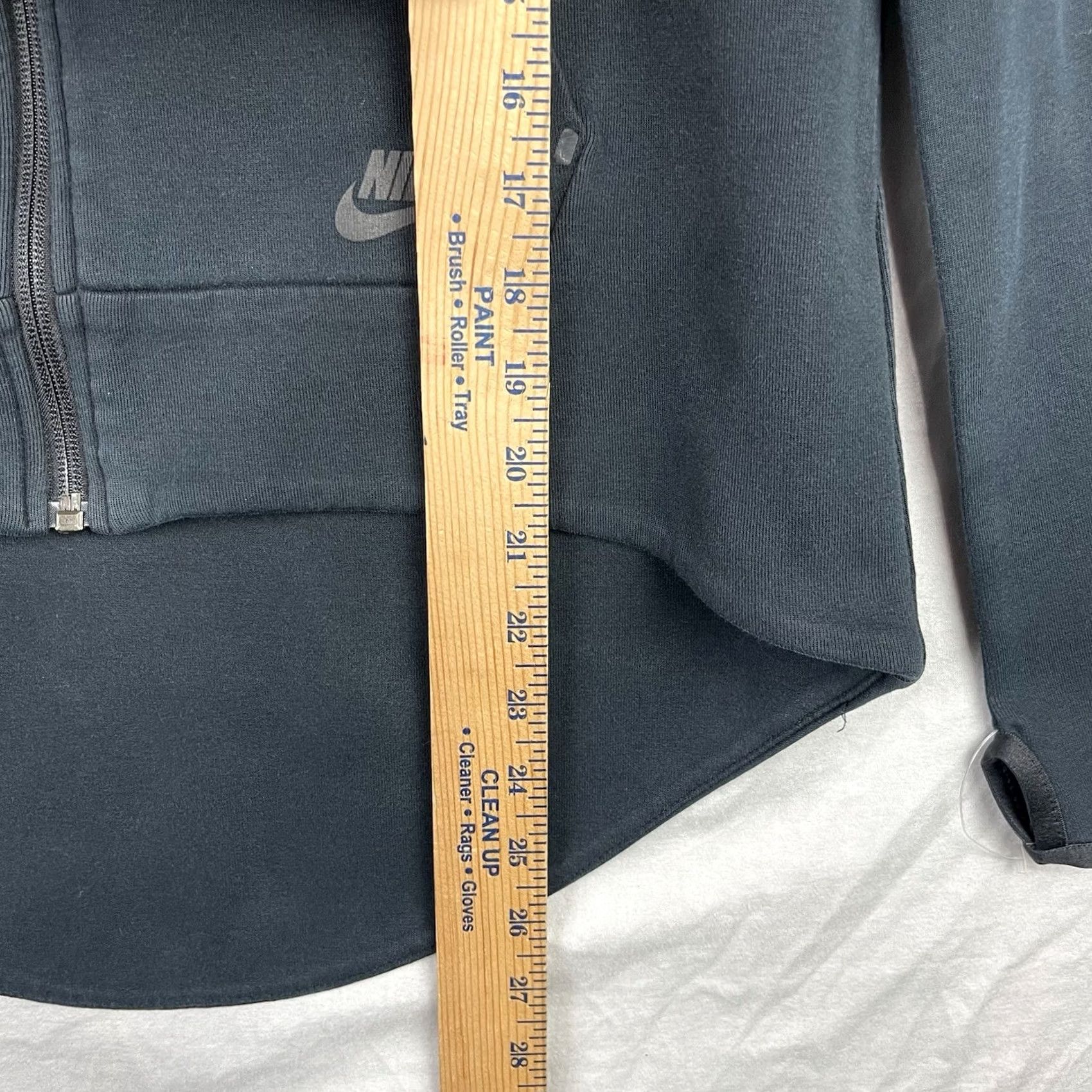 Nike Nike Sweater Womens Medium Black Tech Fleece Moto Cape Sweatshirt 642688-011 Size M / US 6-8 / IT 42-44 - 6 Thumbnail