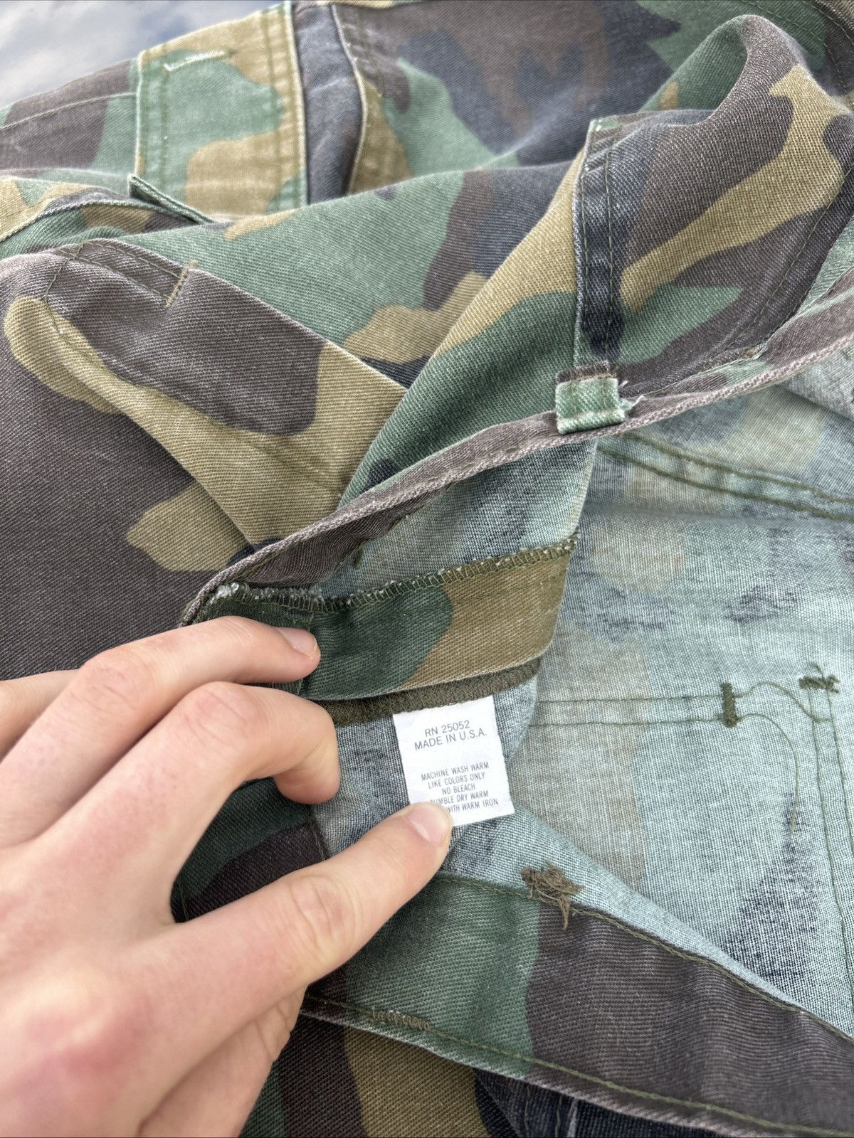 Vintage Super sick 60s OG 107s military camo pants Size US 34 / EU 50 - 4 Thumbnail