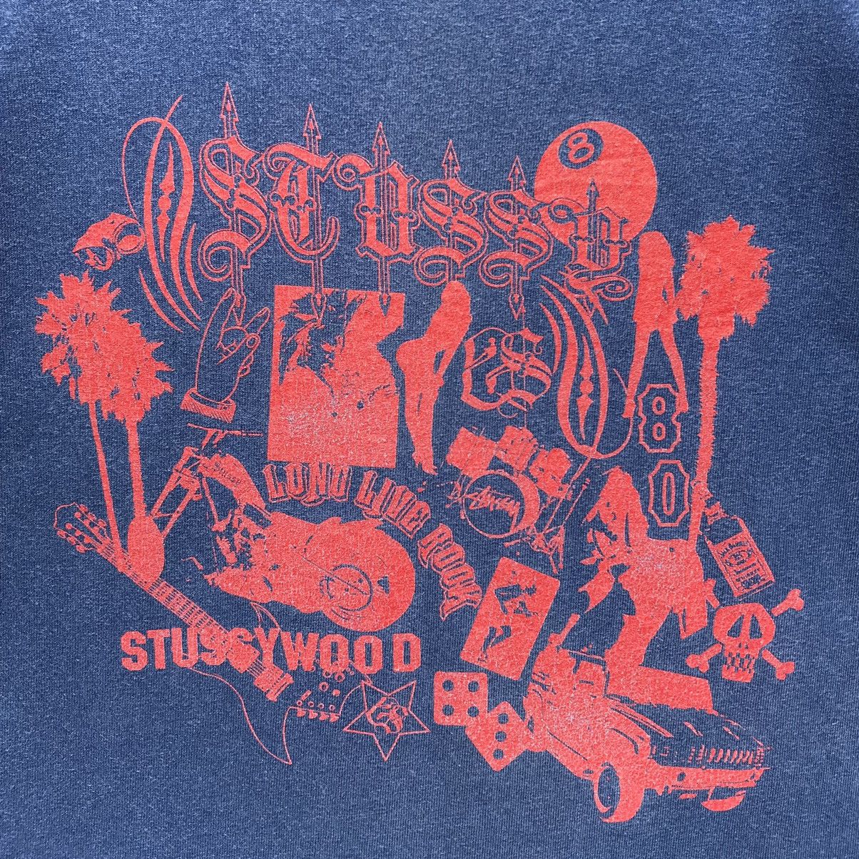 Stussy Y2K Vintage Stussy Wood Tee Stussy Streetwear SunFaded Size US S / EU 44-46 / 1 - 8 Thumbnail
