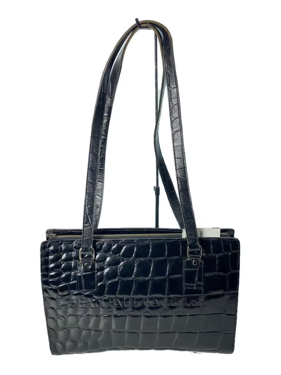 Jean Paul Gaultier Crocodile Embossed Leather Shoulder Bag Size ONE SIZE - 1 Thumbnail