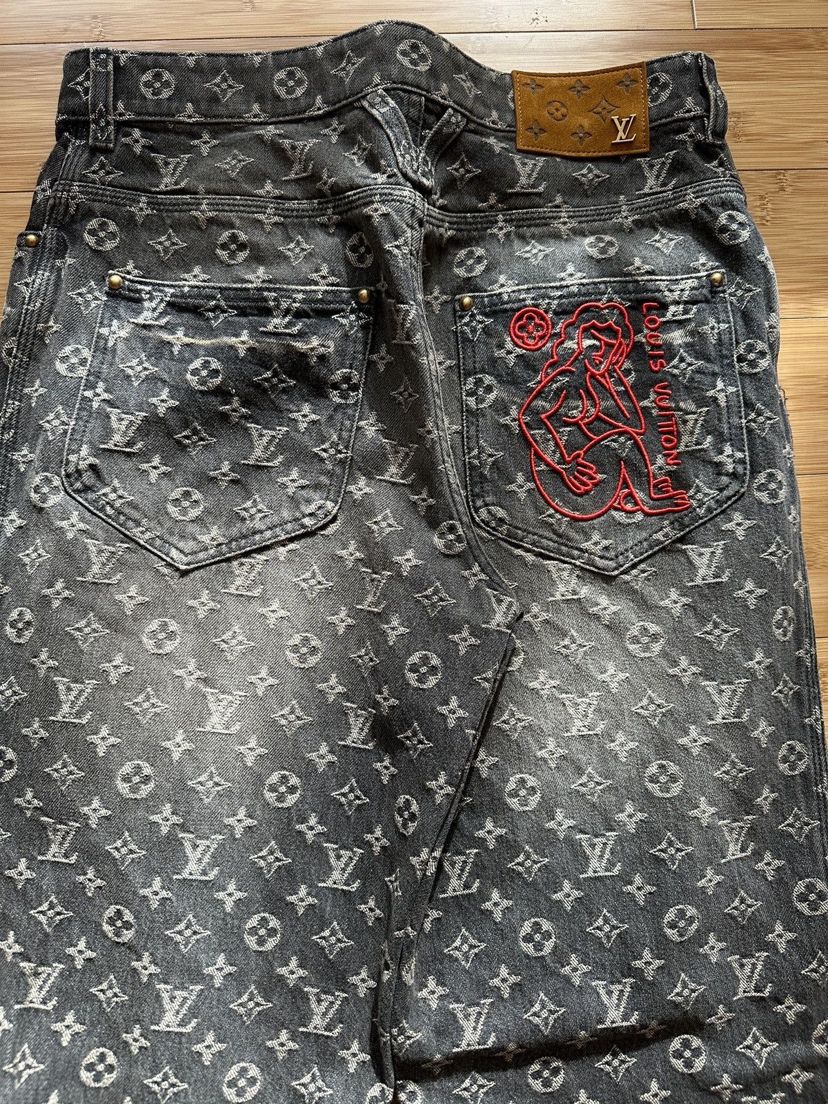 Louis Vuitton Louis Vuitton Distressed Baggy Denim Size US 28 / EU 44 - 4 Thumbnail
