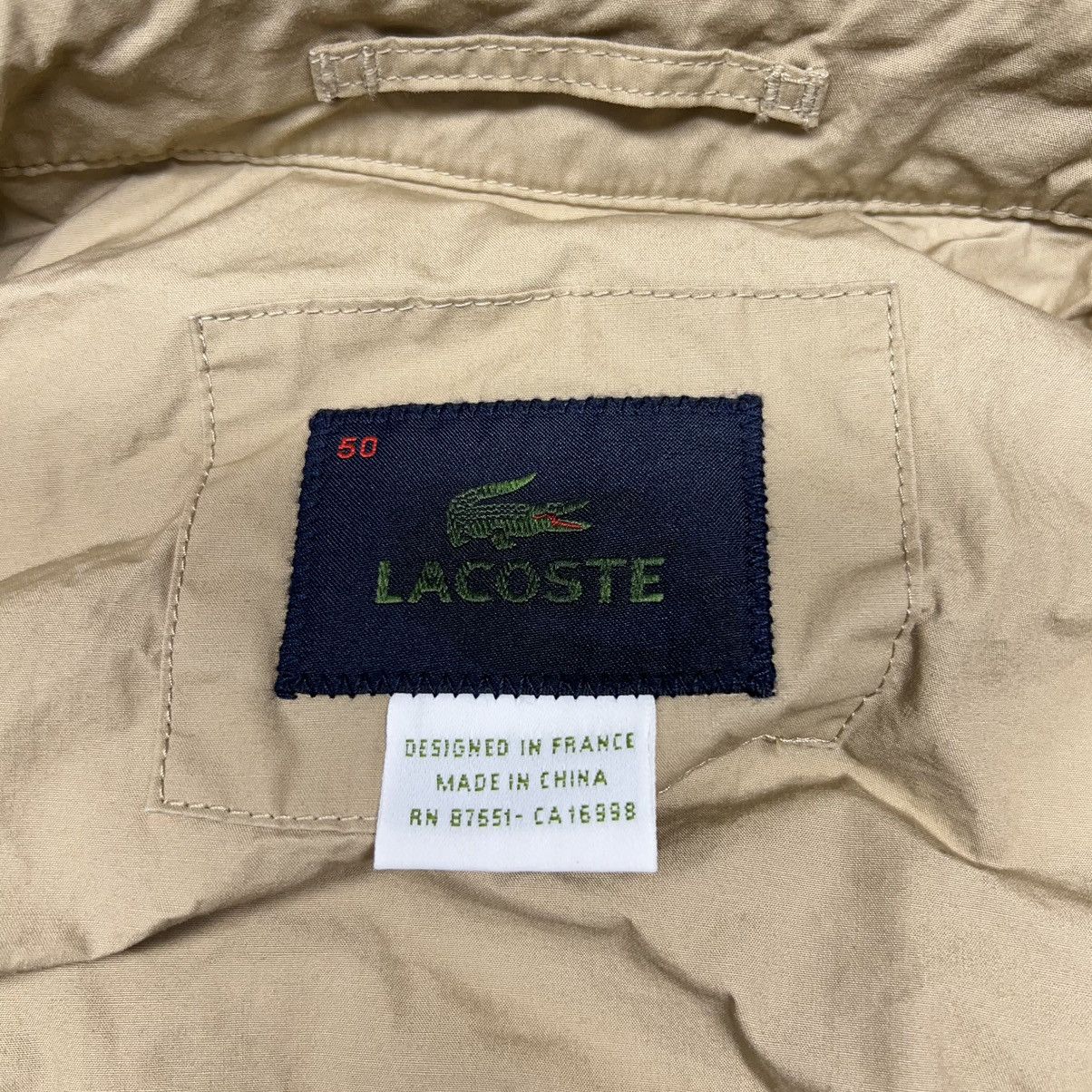Lacoste Lacoste Jacket Logo Zip Up Coat Coach Work Herrington Size US M / EU 48-50 / 2 - 8 Thumbnail
