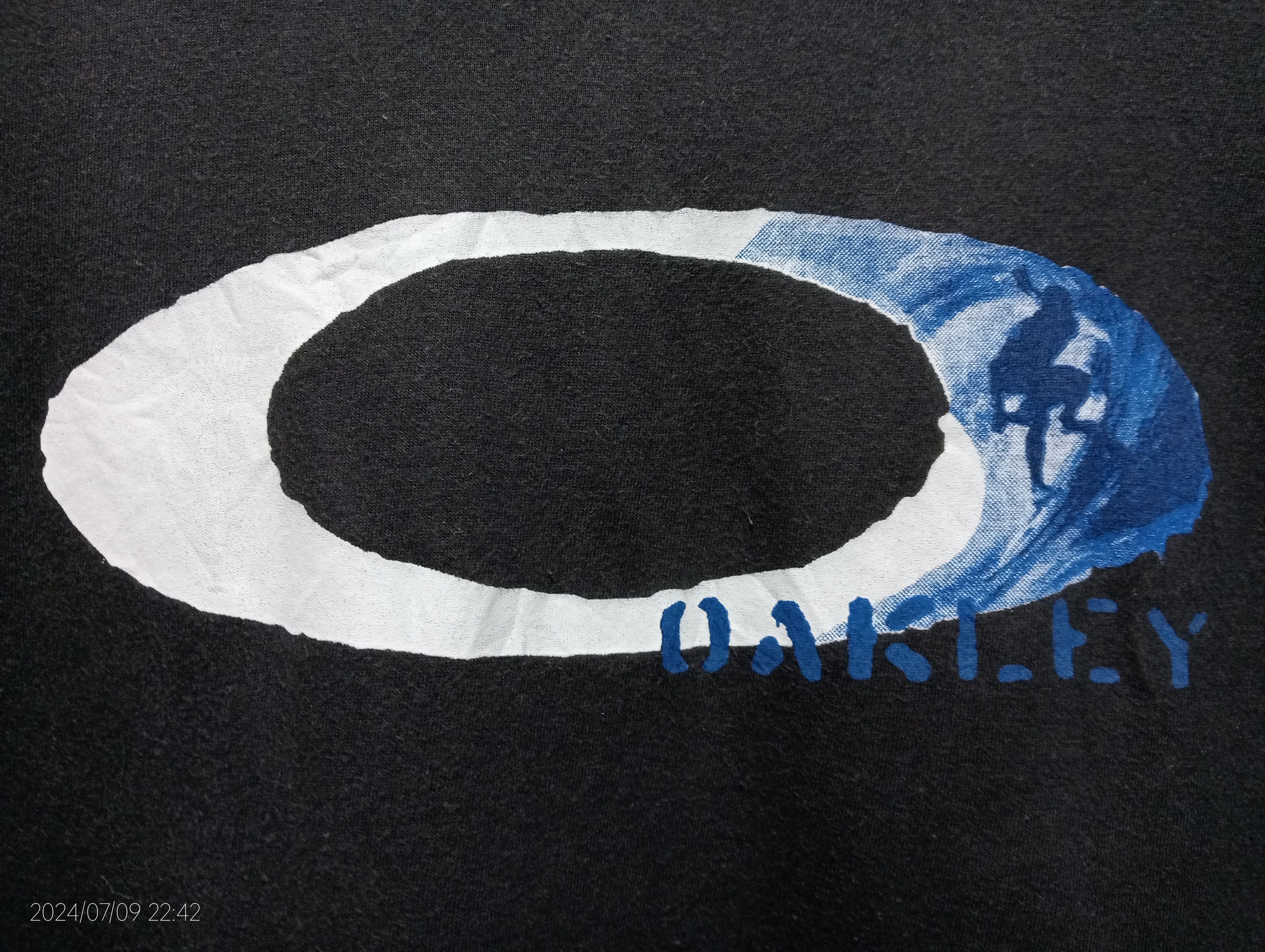 Oakley Oakley Big Logo Surf Tee Very Rare Size US L / EU 52-54 / 3 - 5 Thumbnail