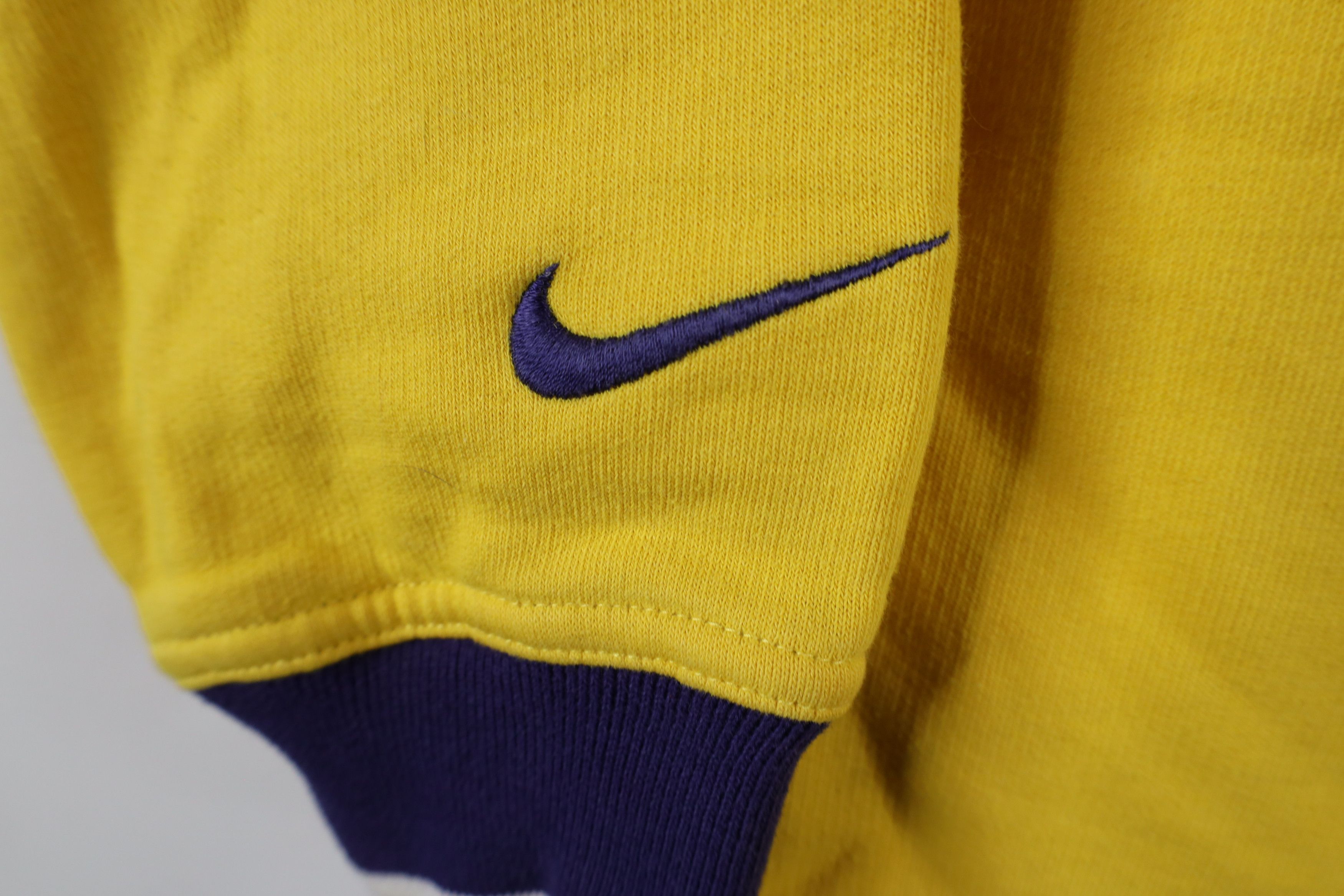 Nike × Vintage Vintage 90s Nike Scott Mini Swoosh Half Zip Sweatshirt Size M / US 6-8 / IT 42-44 - 6 Thumbnail