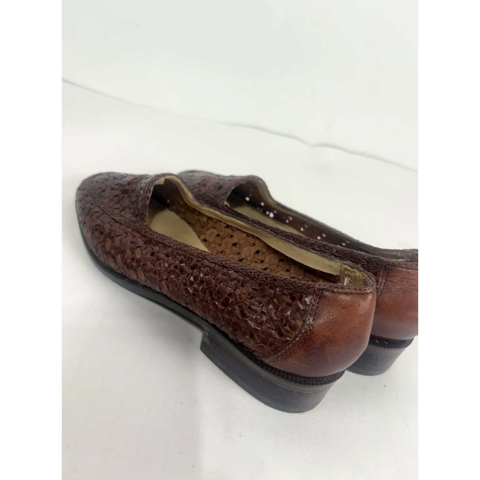 Vintage Ipanema Opal Brown Leather Slip-On Flats Womens Size 6.5M Casual Bohemian Size US 7 / IT 37 - 6 Thumbnail