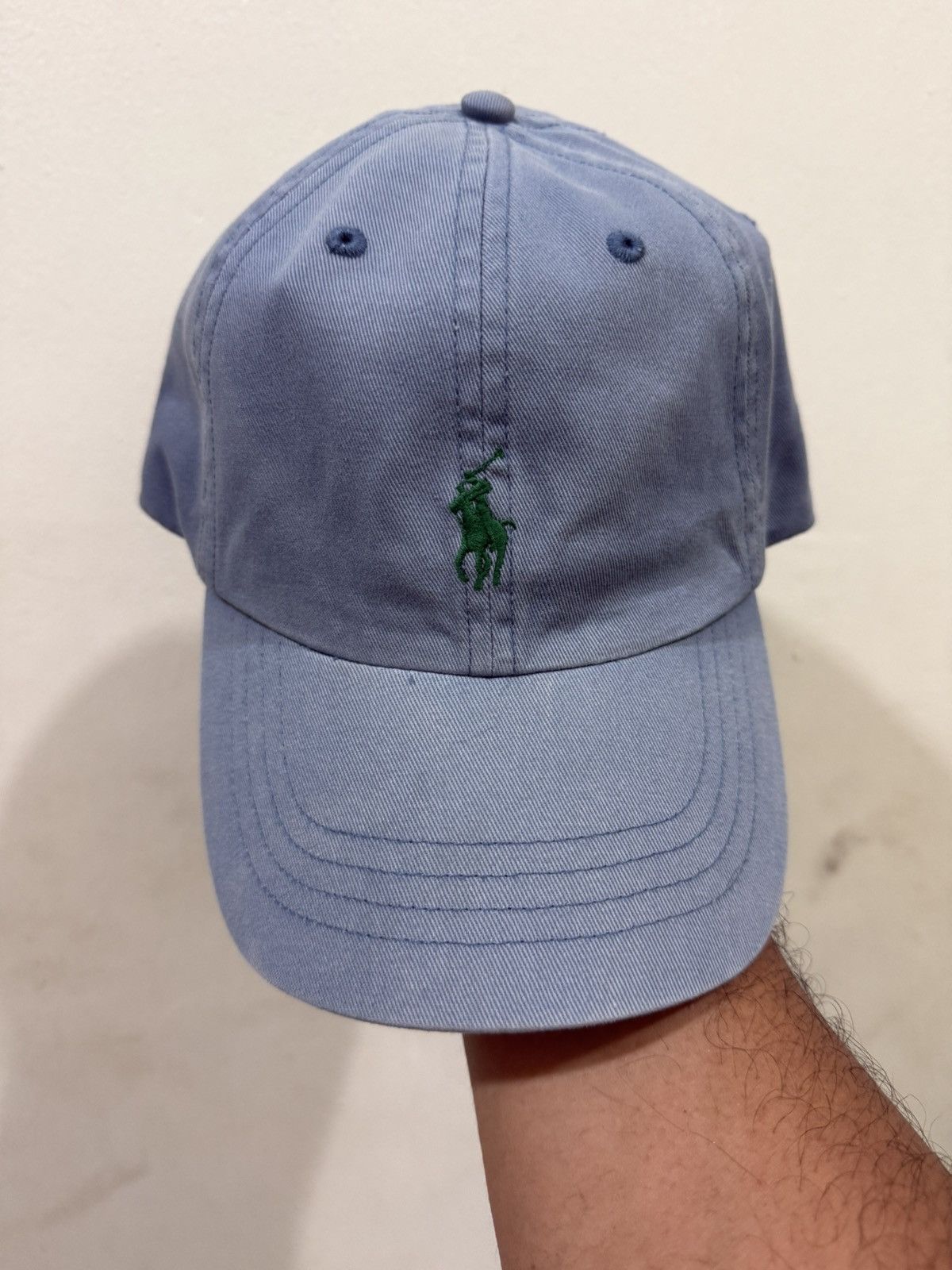 Polo Ralph Lauren VTG Green Pony Ralph Lauren Polo Hat Size ONE SIZE - 2 Thumbnail