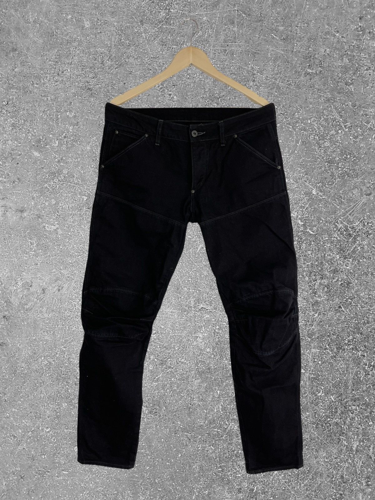 G-Star Waxed biker denim very rare Size US 33 - 1 Thumbnail
