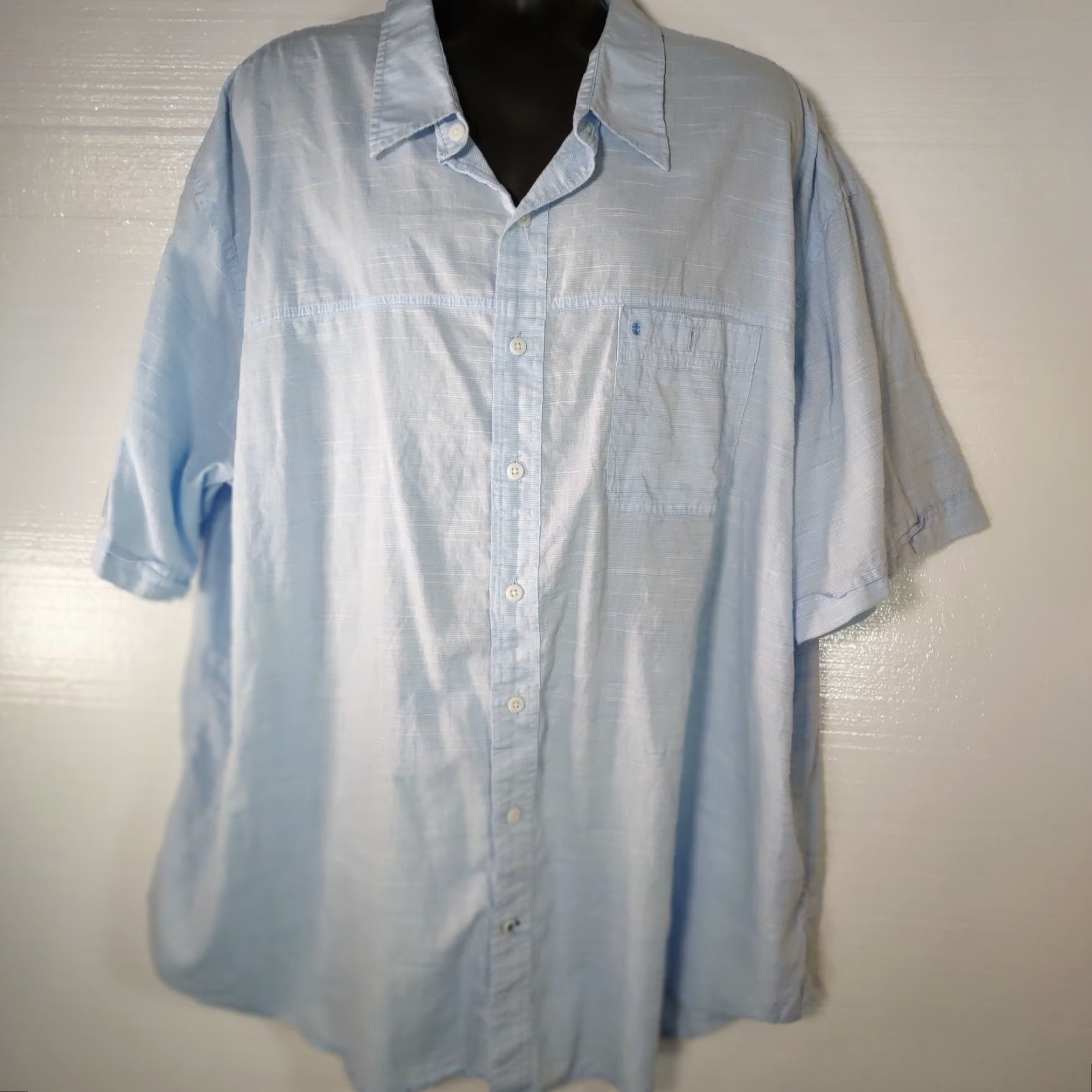 Izod Izod Saltwater Shirt Men's 4XL Button Up Short Sleeve Golf Fishing Beach Size US XXL / EU 58 / 5 - 2 Thumbnail