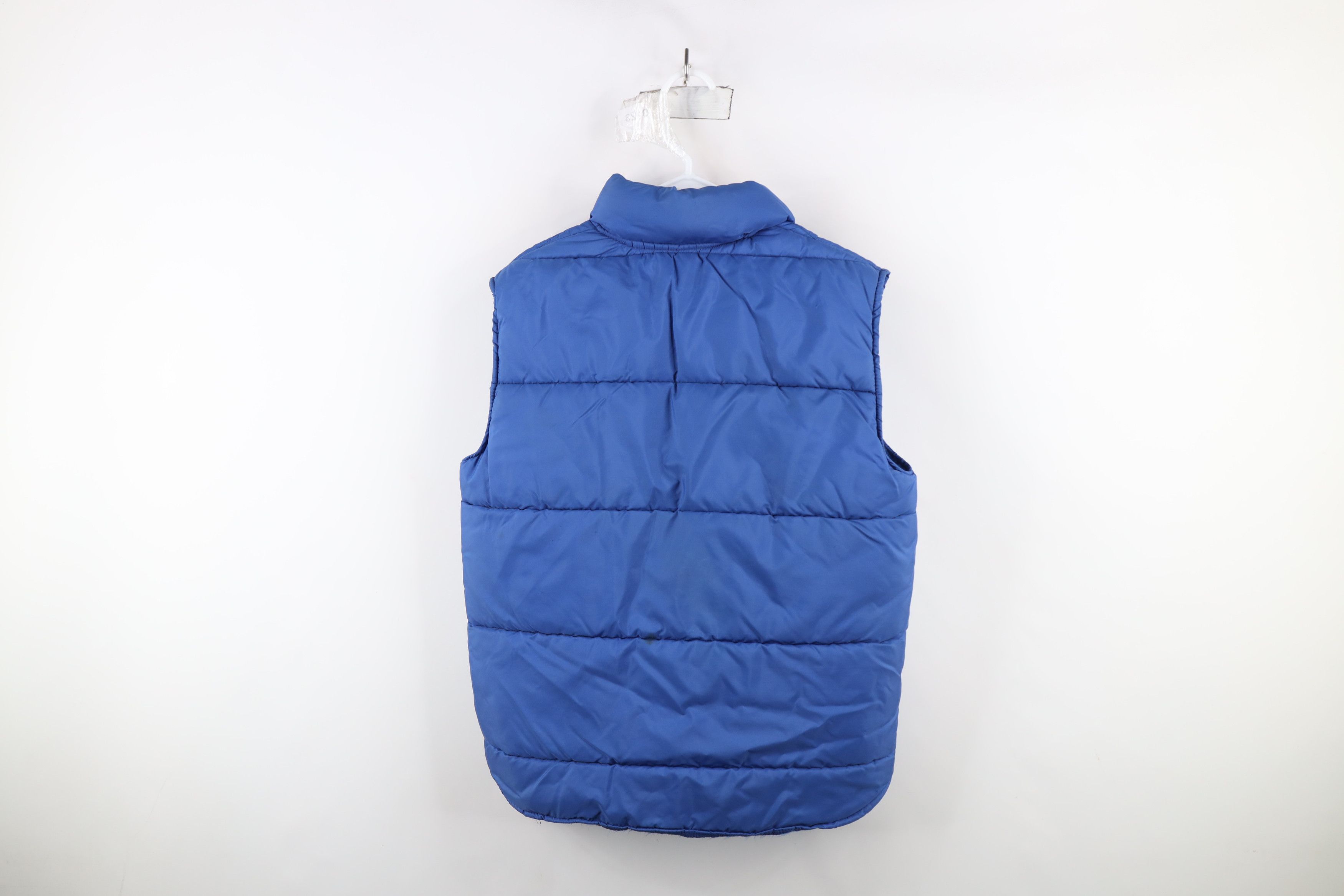 Vintage Vintage 70s Streetwear Full Zip Puffer Vest Jacket Blue USA Size US M / EU 48-50 / 2 - 11 Thumbnail