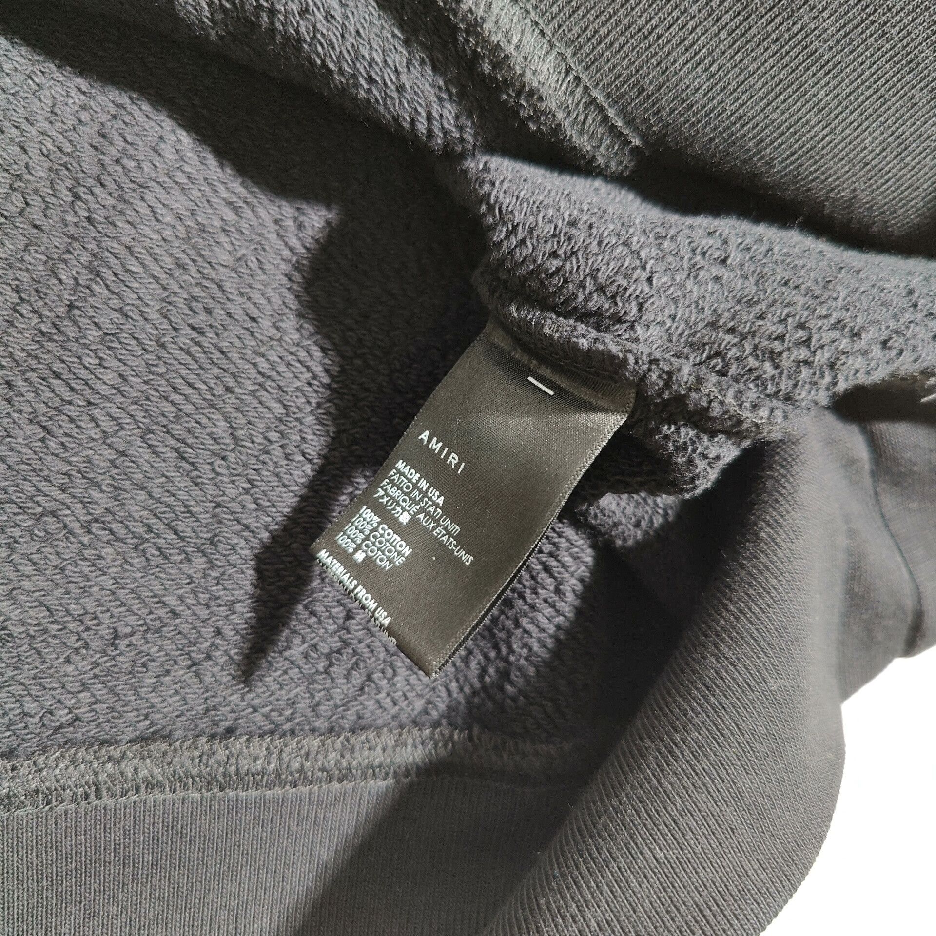 Amiri amiri black graphic hoodie with blue lettering Size US S / EU 44-46 / 1 - 6 Thumbnail