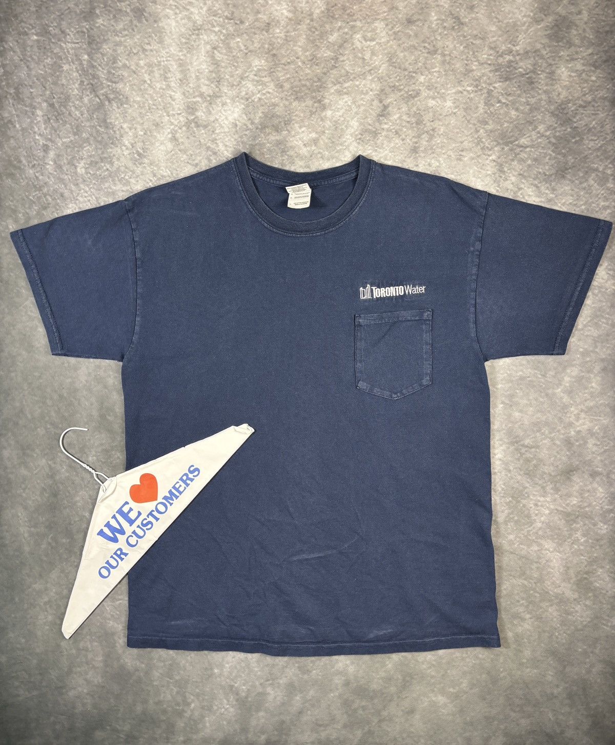 Vintage Vintage Toronto Water Tee Shirt Employee Uniform Service ON Size US M / EU 48-50 / 2 - 2 Thumbnail