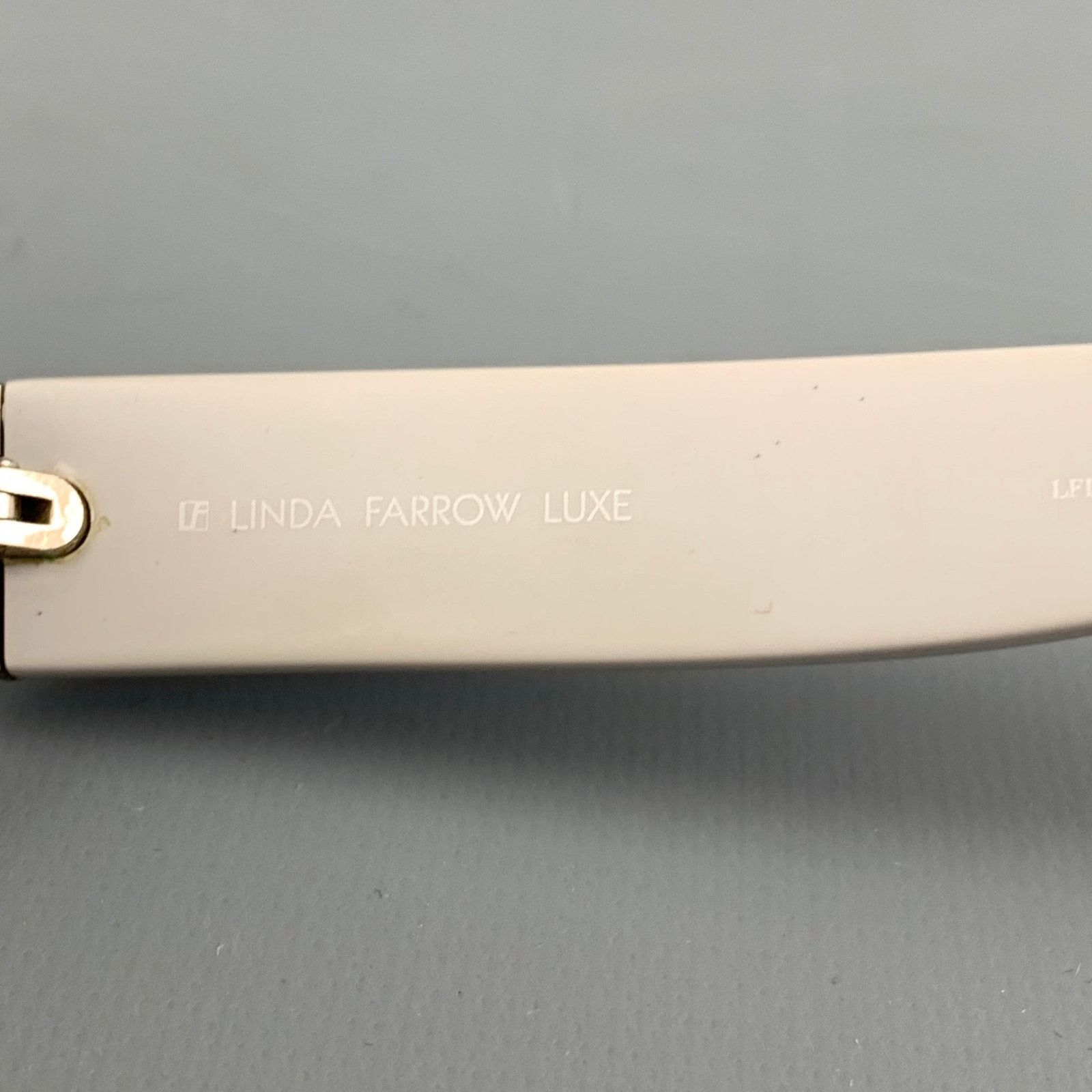 Linda Farrow LINDA FARROW Luxe Light Gray Acetate Frames Size ONE SIZE - 5 Thumbnail