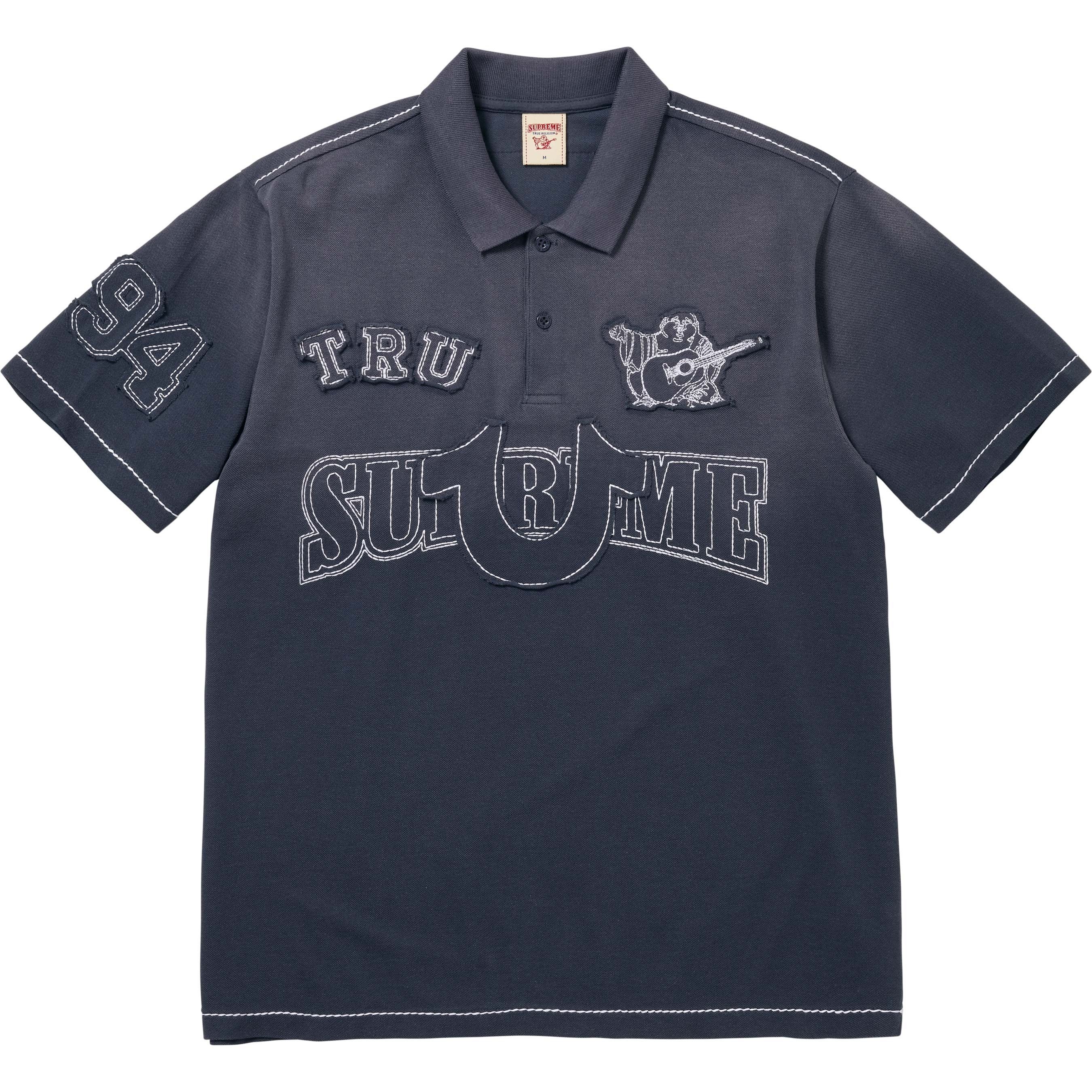 Supreme Twill Appliqué Polo Supreme Twill Appliqué Polo White Men's - FW25 - US