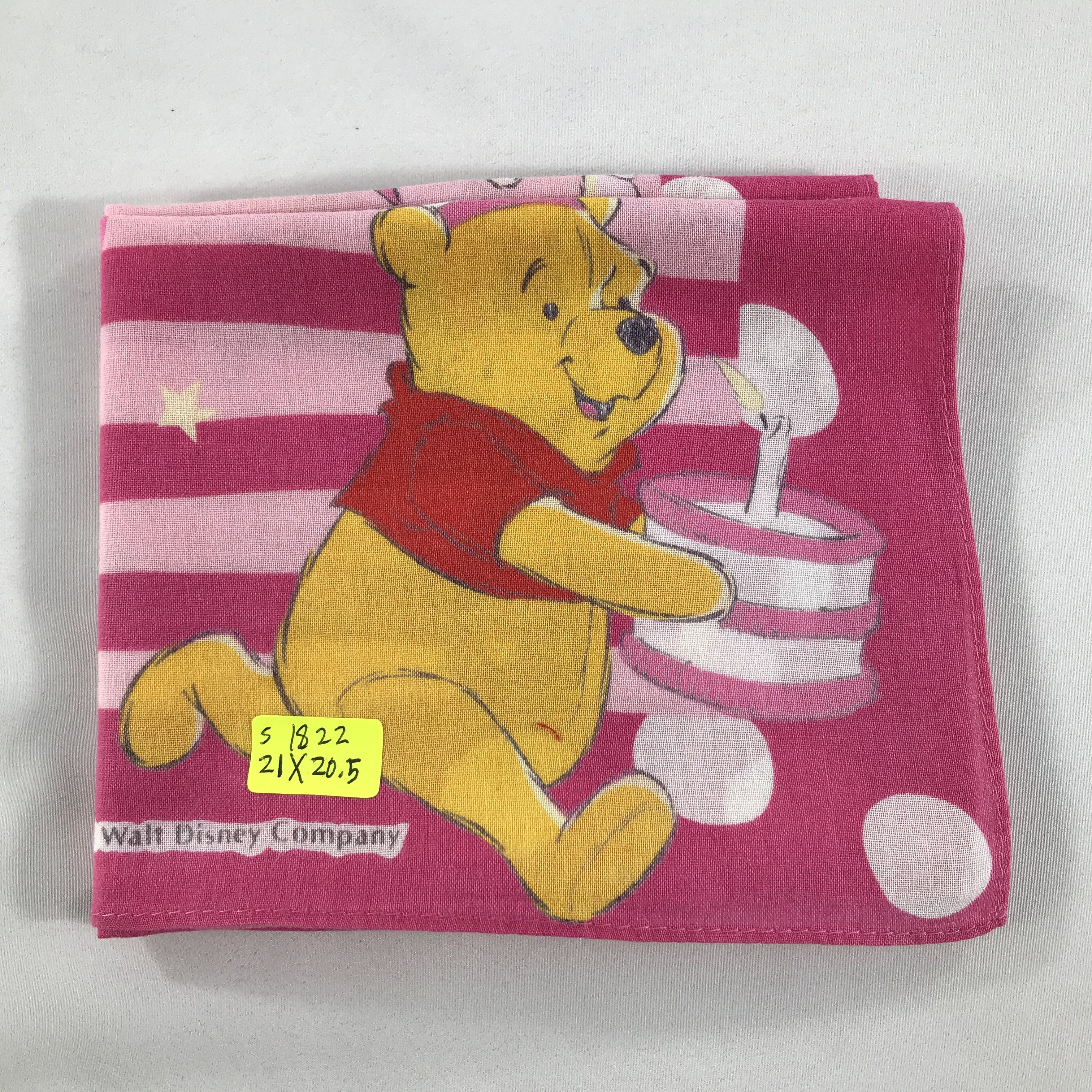 Disney × Vintage Disney Pooh Bandana / Handkerchief / Neckerchief - S1822 Size ONE SIZE - 5 Thumbnail
