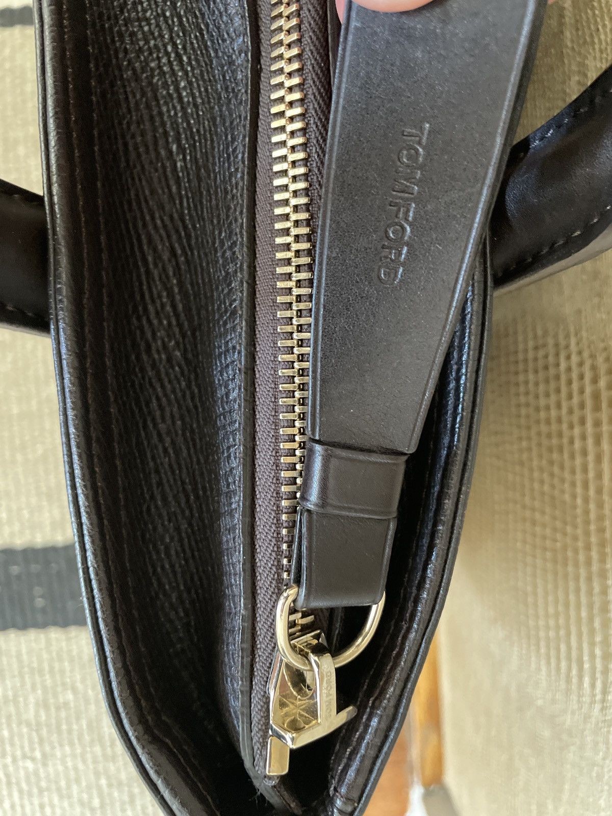 Tom Ford Tom Ford Buckley Leather Tote Size ONE SIZE - 4 Thumbnail