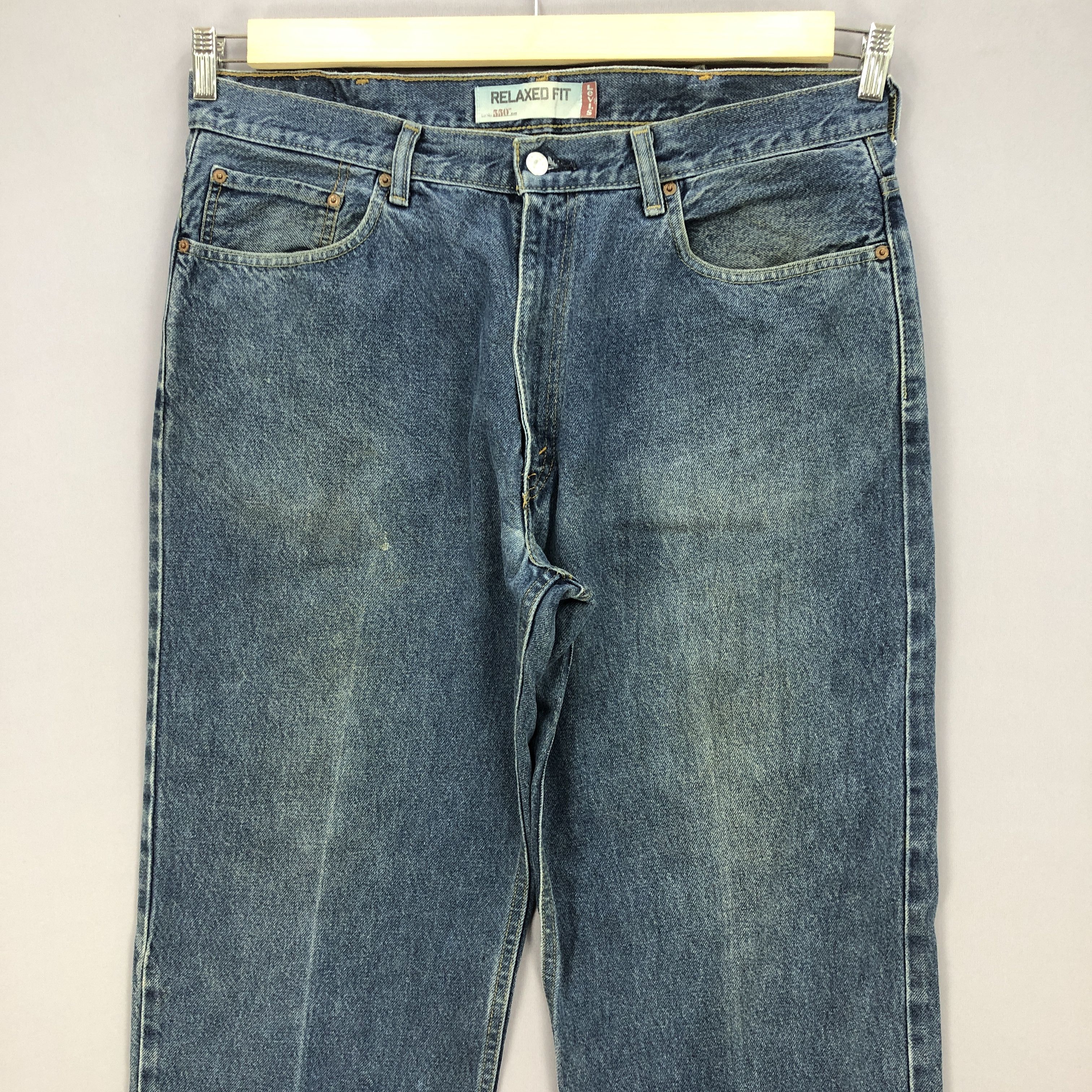 Levi's Vintage Levis Blue Washed Jeans Levi's 550 Stonewash Denim Size US 38 / EU 54 - 3 Thumbnail