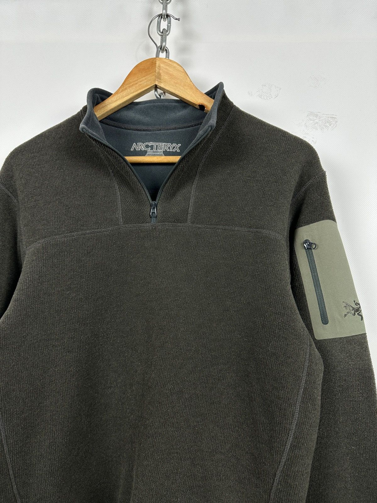 Arc'teryx Vintage Arcteryx Khaki Polartec Fleece Jacket Size US M / EU 48-50 / 2 - 15 Thumbnail