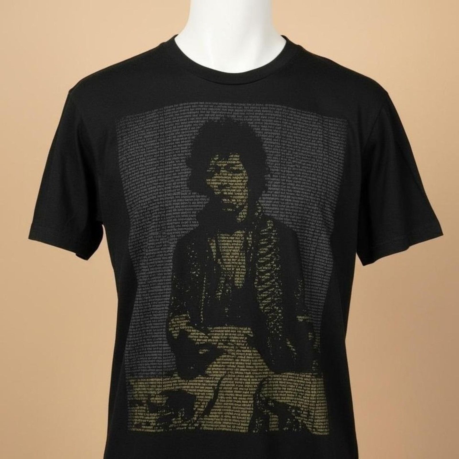 Jimi Hendrix Rock & Roll Icons Jimi Hendrix Text Portrait Tee L NWOT Size US L / EU 52-54 / 3 - 1 Thumbnail