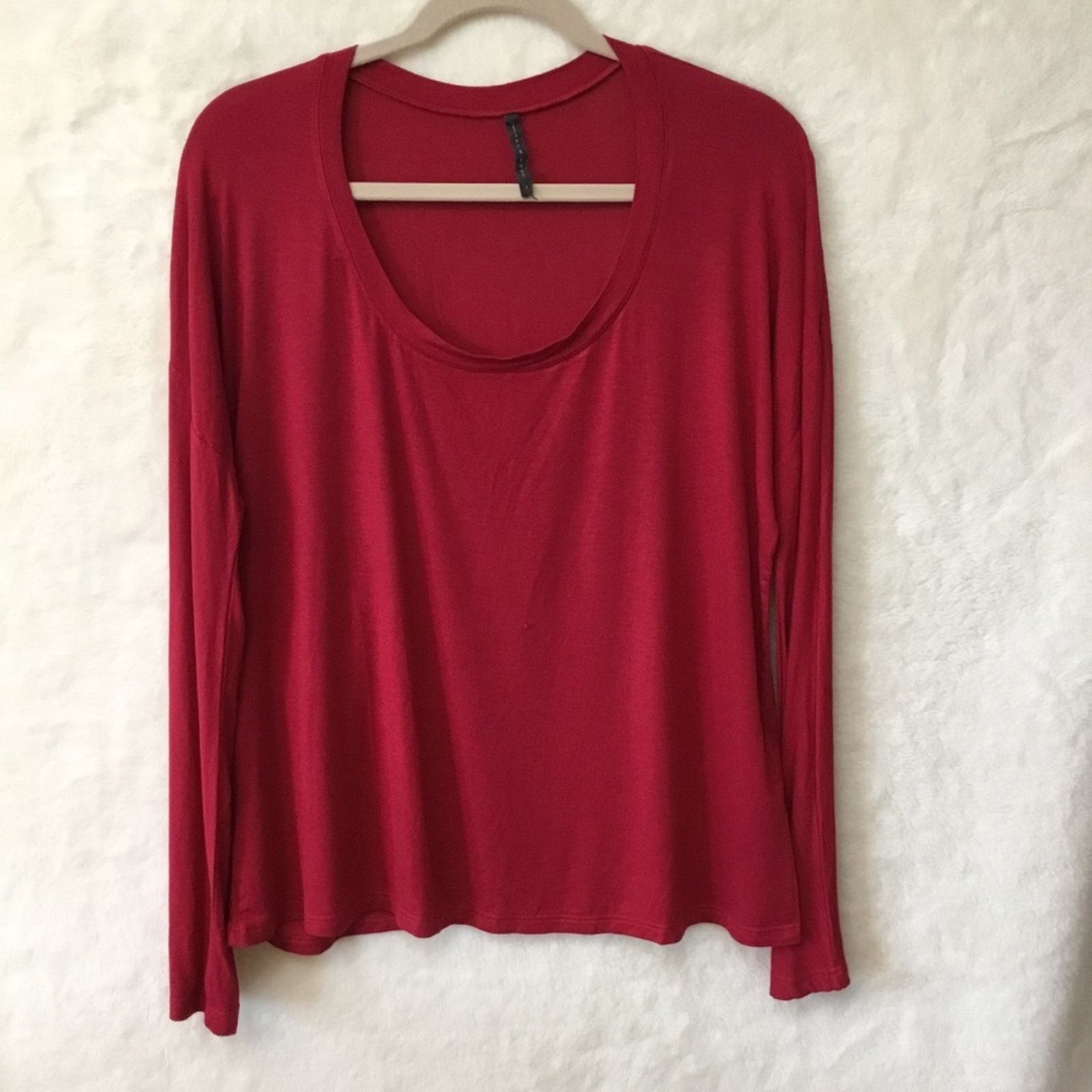 Other Riller & Fount Red Long Sleeve Top Size XS / US 0-2 / IT 36-38 - 2 Thumbnail