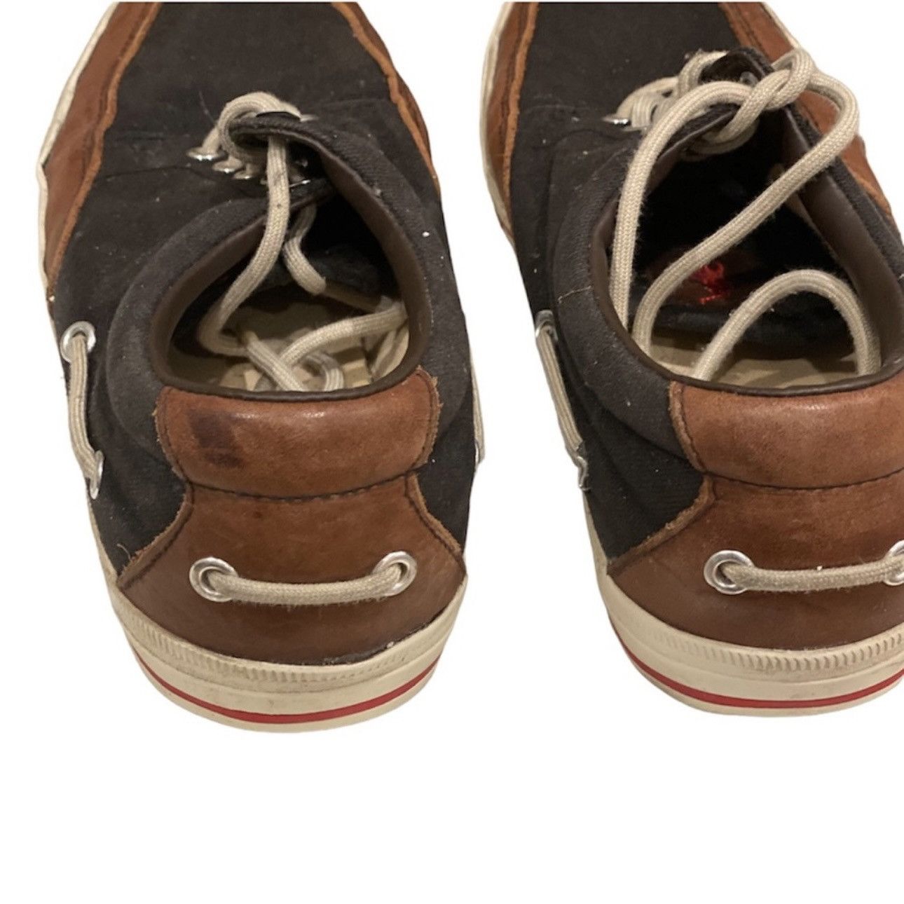 Polo Ralph Lauren Ralph Lauren Polo Canvas Leather Boat Shoes Loafers Slip On Size US 10.5 / EU 43-44 - 3 Thumbnail