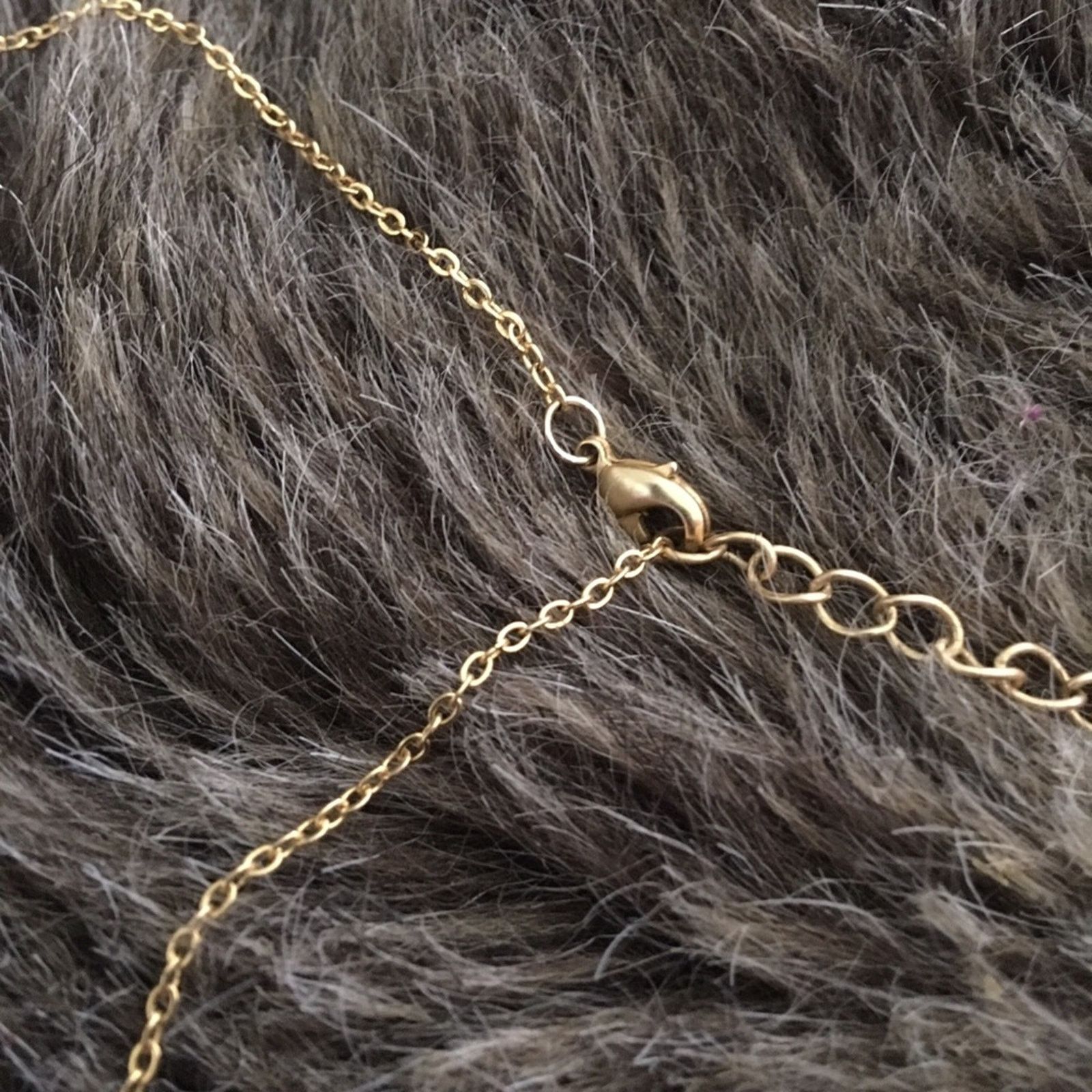 Jewelry Gold tone textured bar sparkle chain necklace Size ONE SIZE - 8 Thumbnail