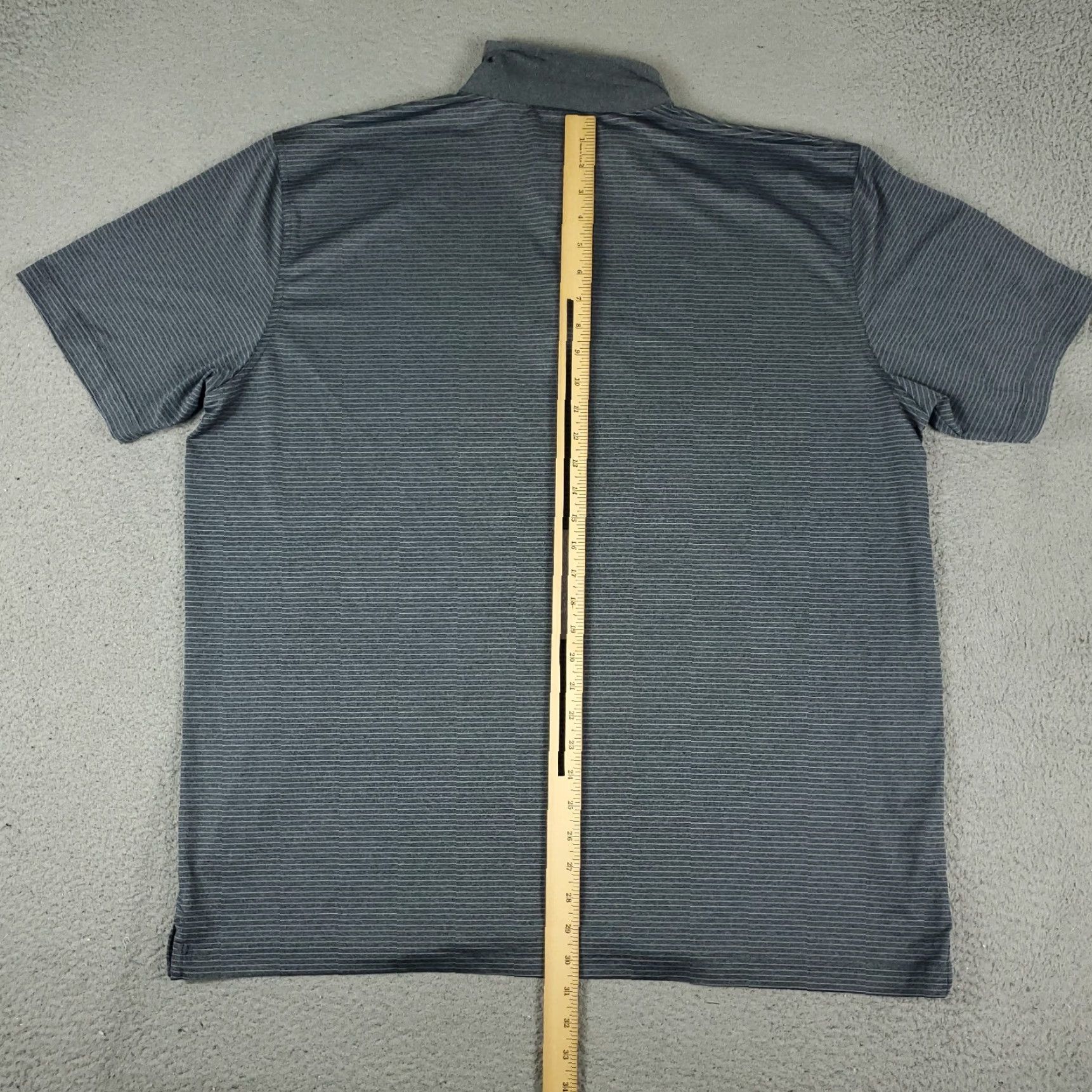 Callaway Callaway Polo Shirt Mens 2XL Gray Striped Opti Dri Fit Golf Short Sleeve Shirt Size US XXL / EU 58 / 5 - 4 Thumbnail