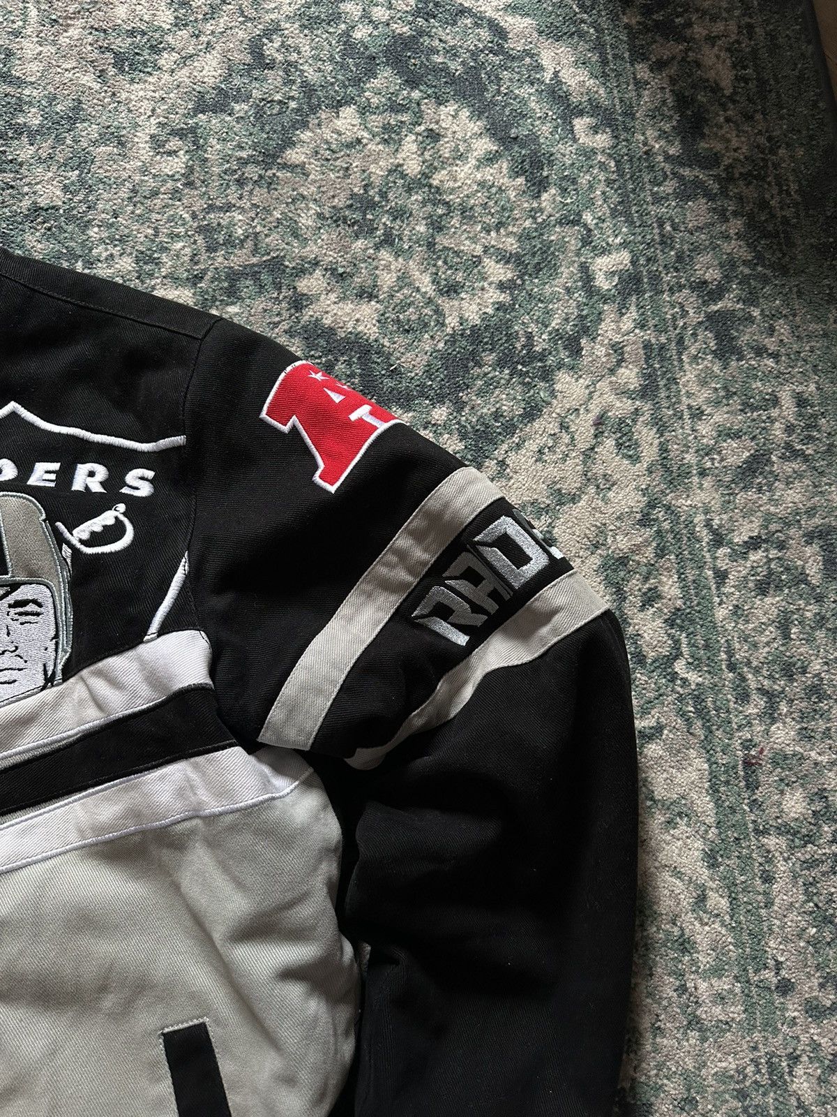 NFL VINTAGE NFL RAIDERS BIG LOGO EMBROIDERY BOMBER JACKET M Size US M / EU 48-50 / 2 - 6 Thumbnail