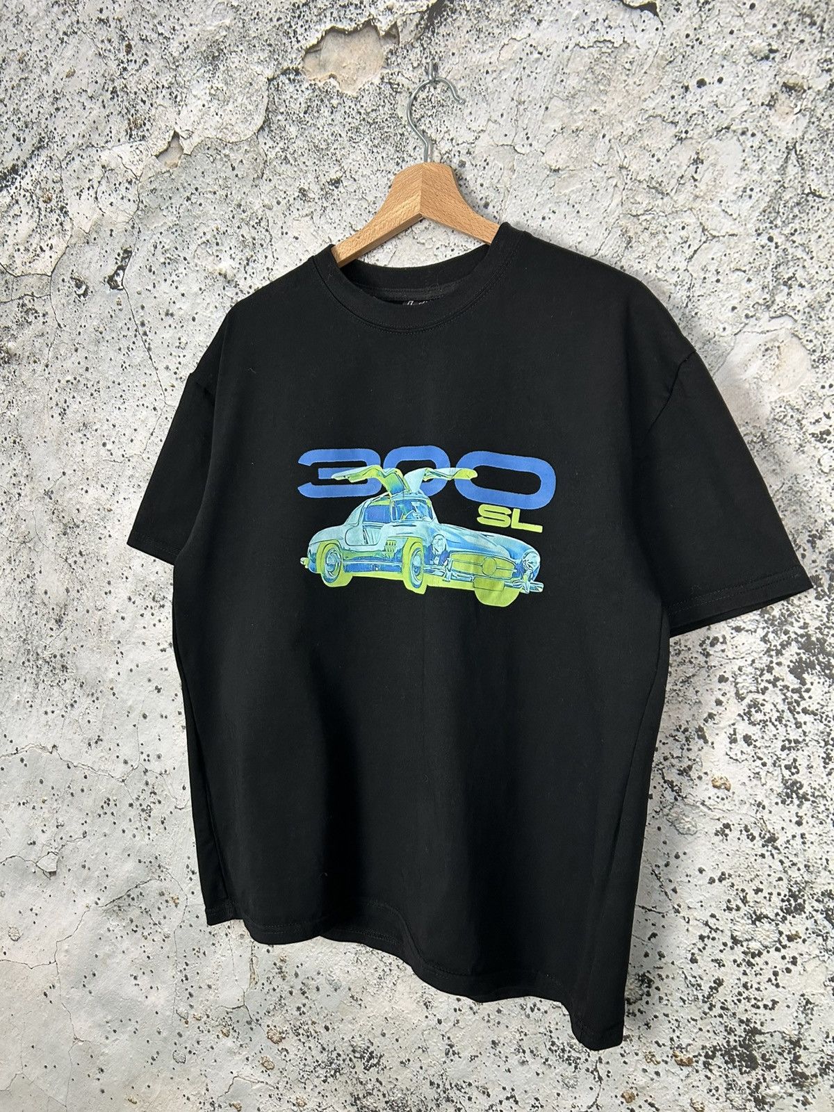 Vintage Vintage Mercedes SL 300 Racing Graphic Tee 90s Archive Size US L / EU 52-54 / 3 - 2 Thumbnail