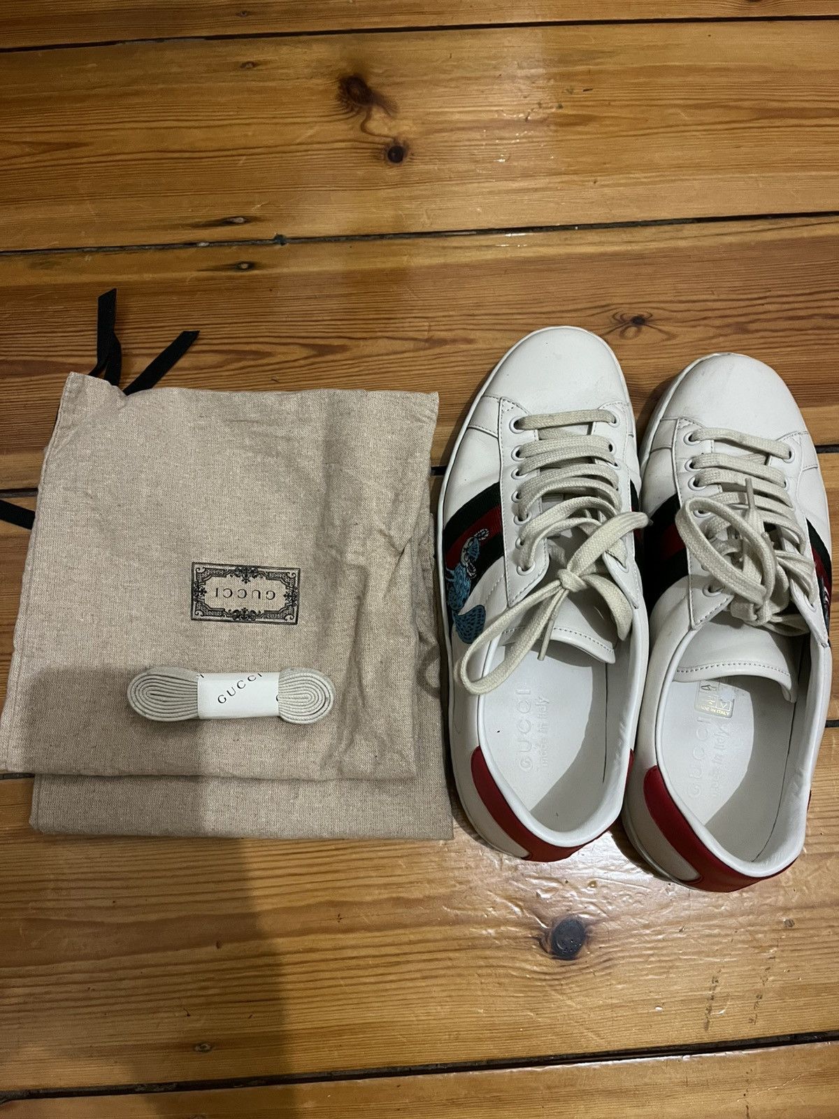 Gucci Gucci Freya Hartas Ace Sneakers Size US 7.5 / EU 40-41 - 1 Thumbnail