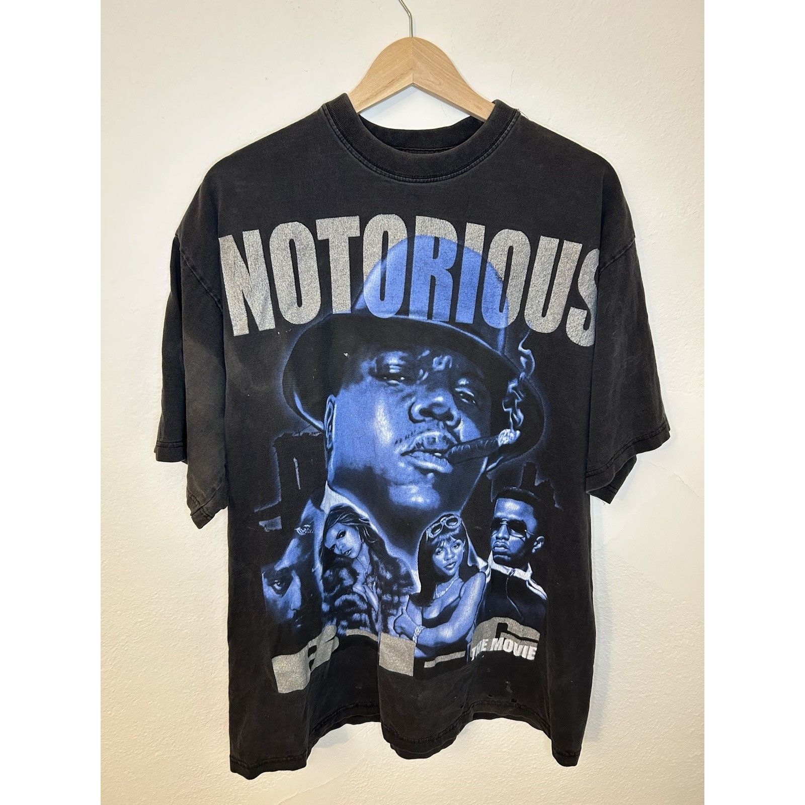Other 2009 Notorious BIG The Movie Glitter Black Promo T Shirt No Size US XL / EU 56 / 4 - 1 Preview