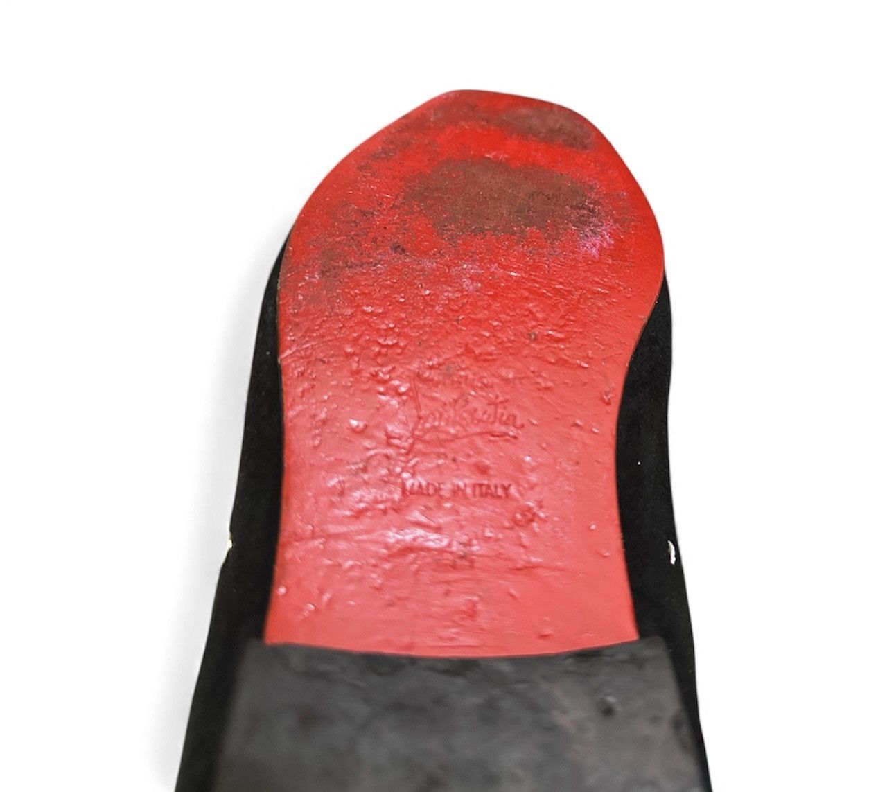 Christian Louboutin Black Suede Christian Louboutin Spikes Slip on Casual Loafer Size US 10 / EU 43 - 13 Thumbnail