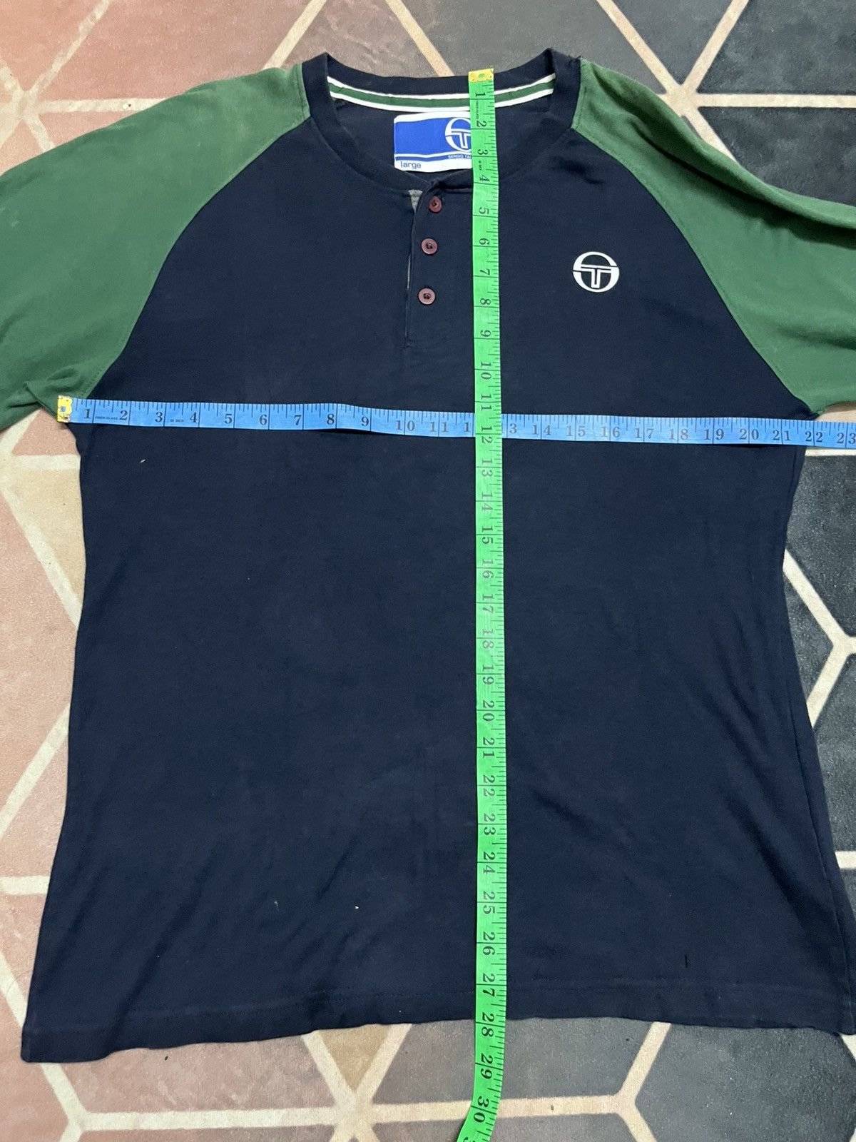 Sergio Tacchini 💥Sergio Tacchini Backnumber 76 Tee Size US L / EU 52-54 / 3 - 9 Thumbnail