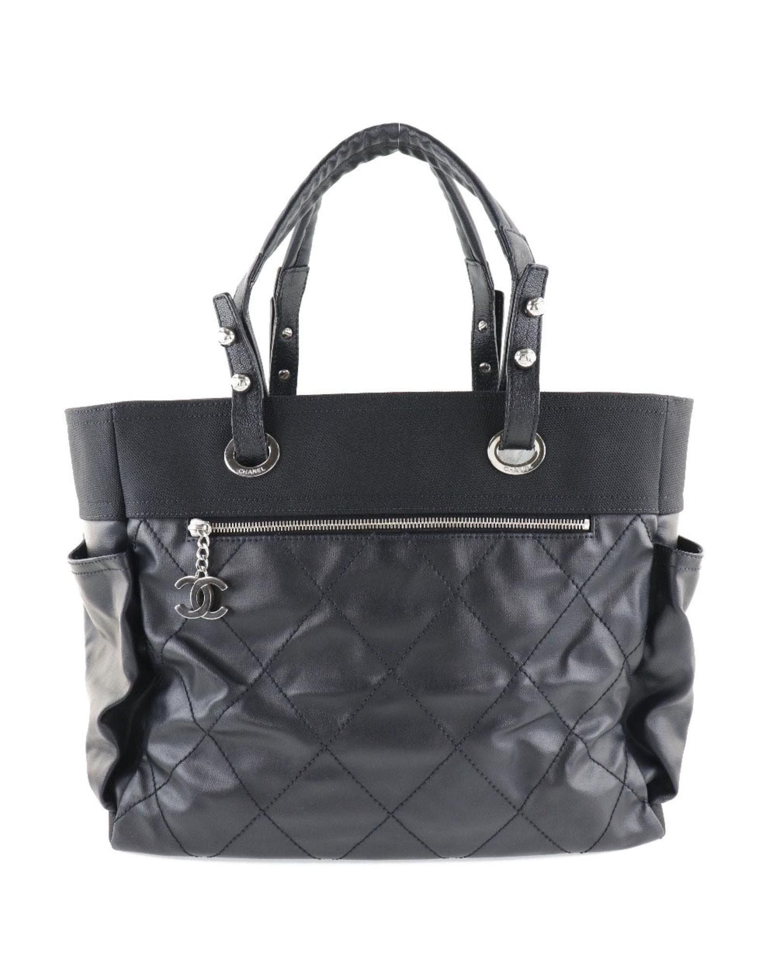 image of Chanel Biarritz Tote Bag in Black, Women's