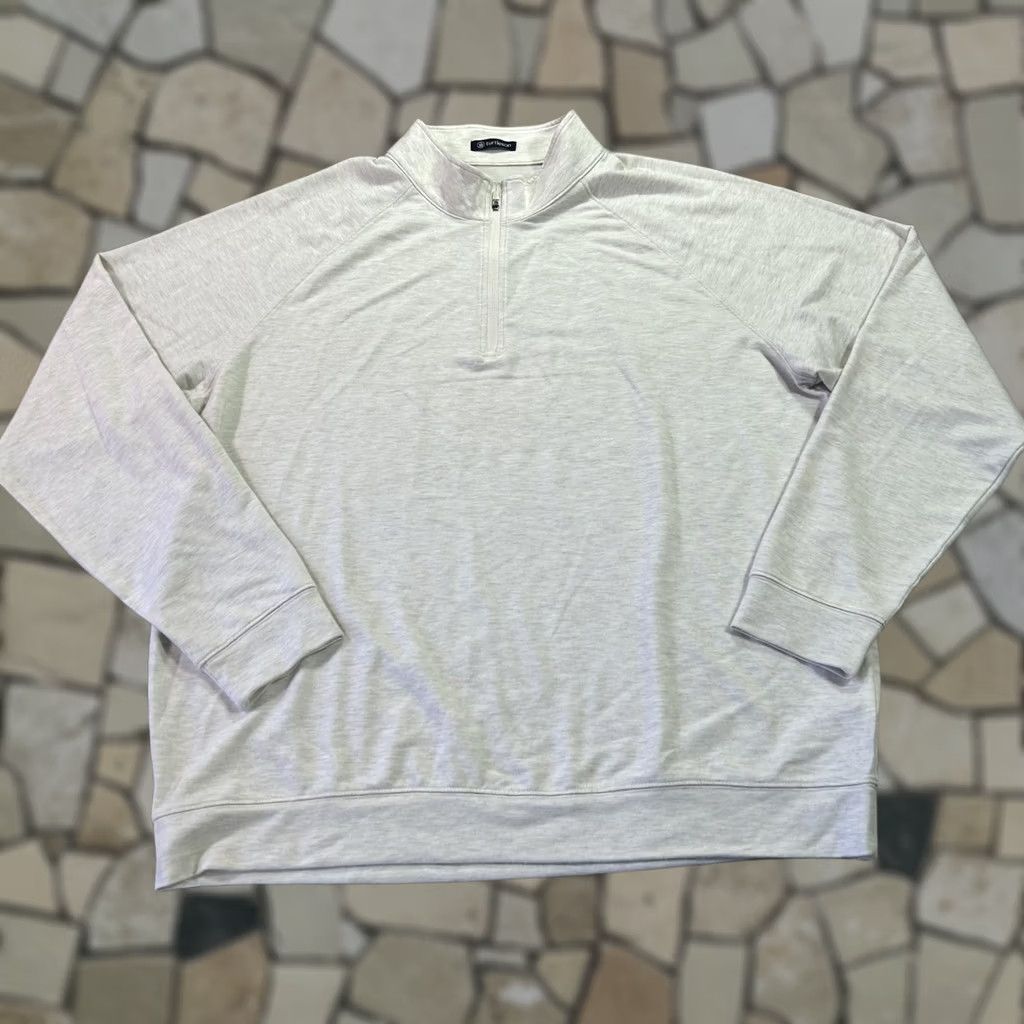 Vintage Turtleson Pullover Mens XL Gray 1/4 Zip Long Sleeve Golf Stretch Top Performance Size US XL / EU 56 / 4 - 1 Thumbnail