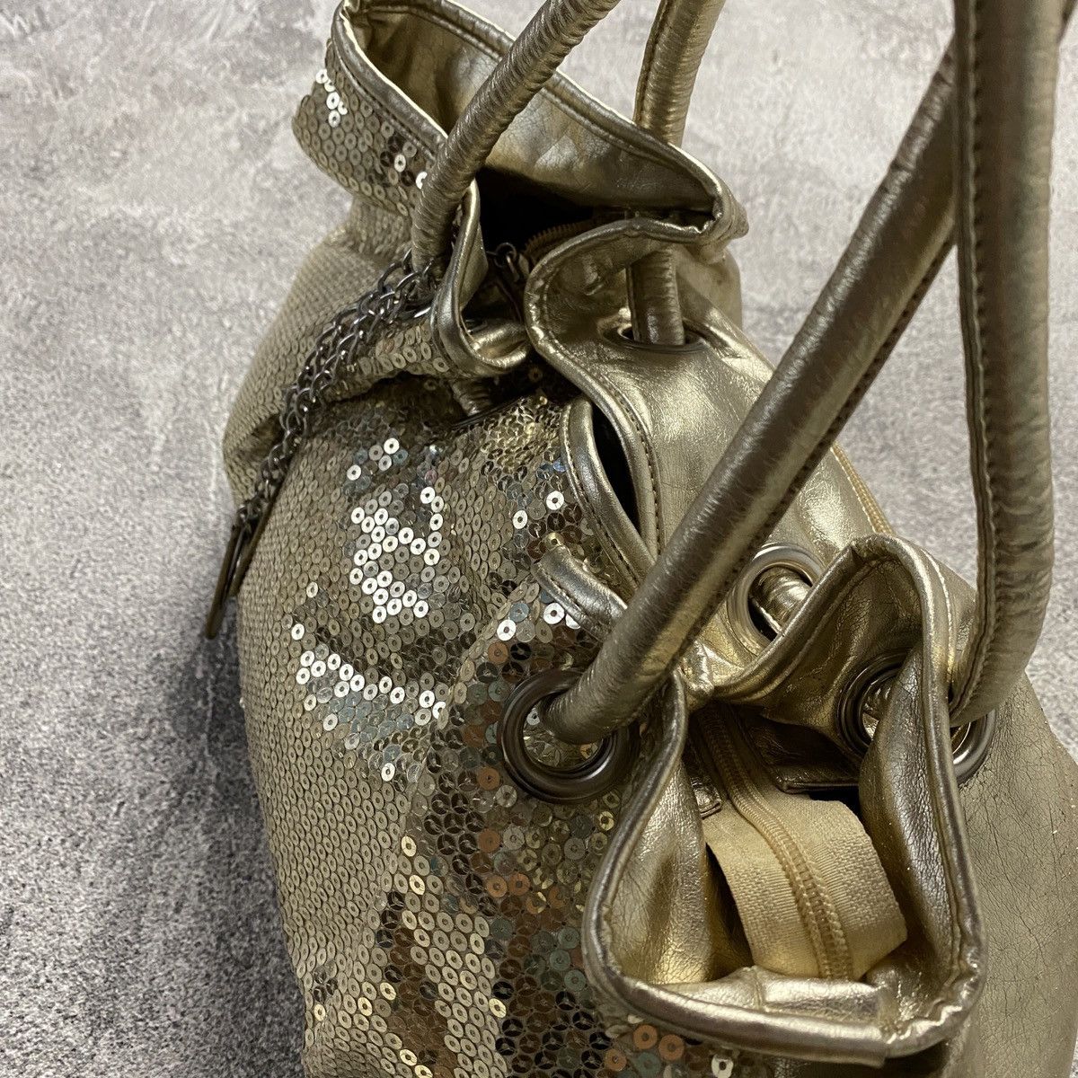 Japanese Brand 2000s Sparkling Sequin Mcblink Shoulder Bag Size ONE SIZE - 4 Thumbnail
