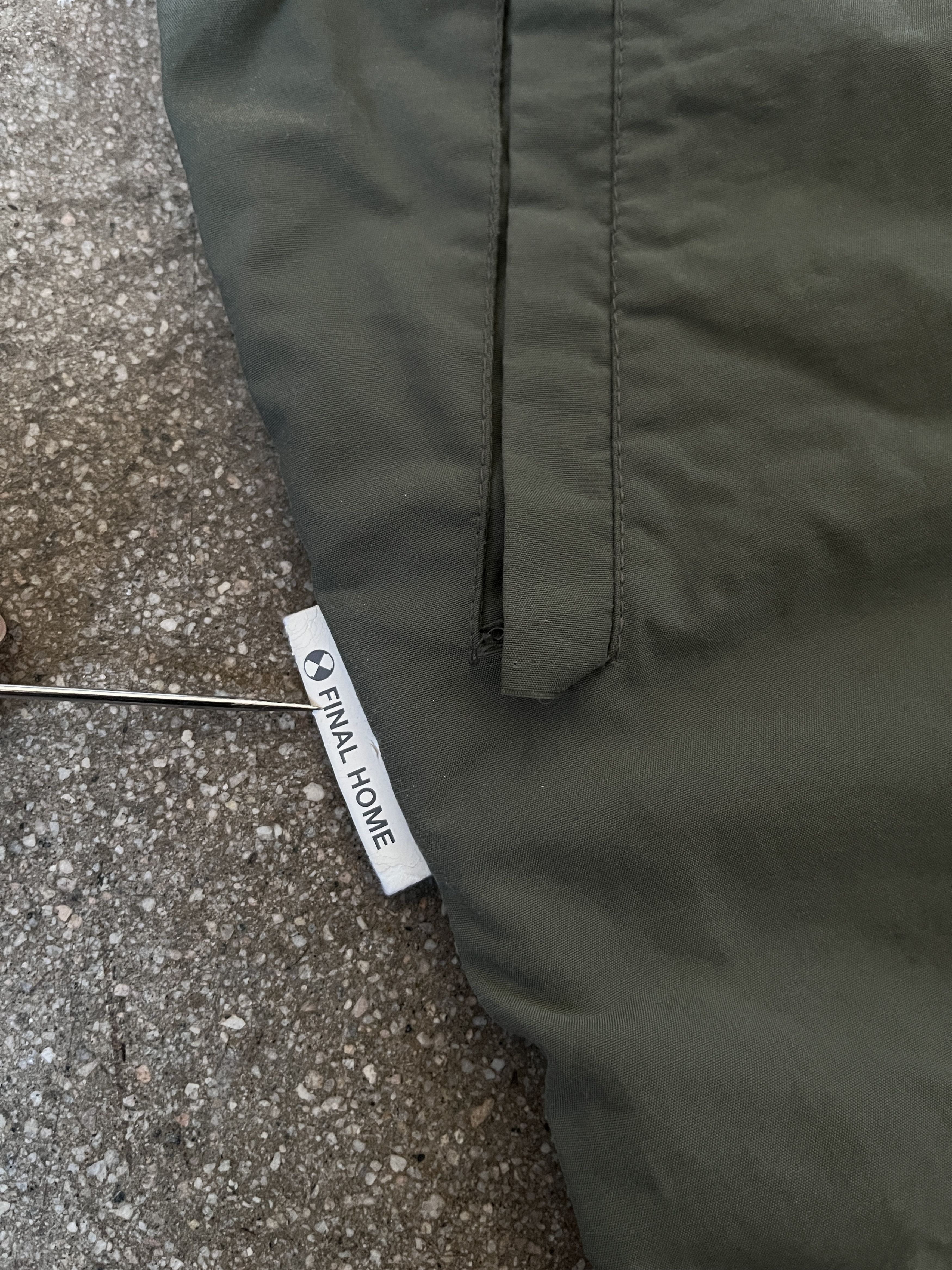 Final Home 1990 NYLON CARGO PANT OLIVE DRAB Size US 30 / EU 46 - 3 Thumbnail