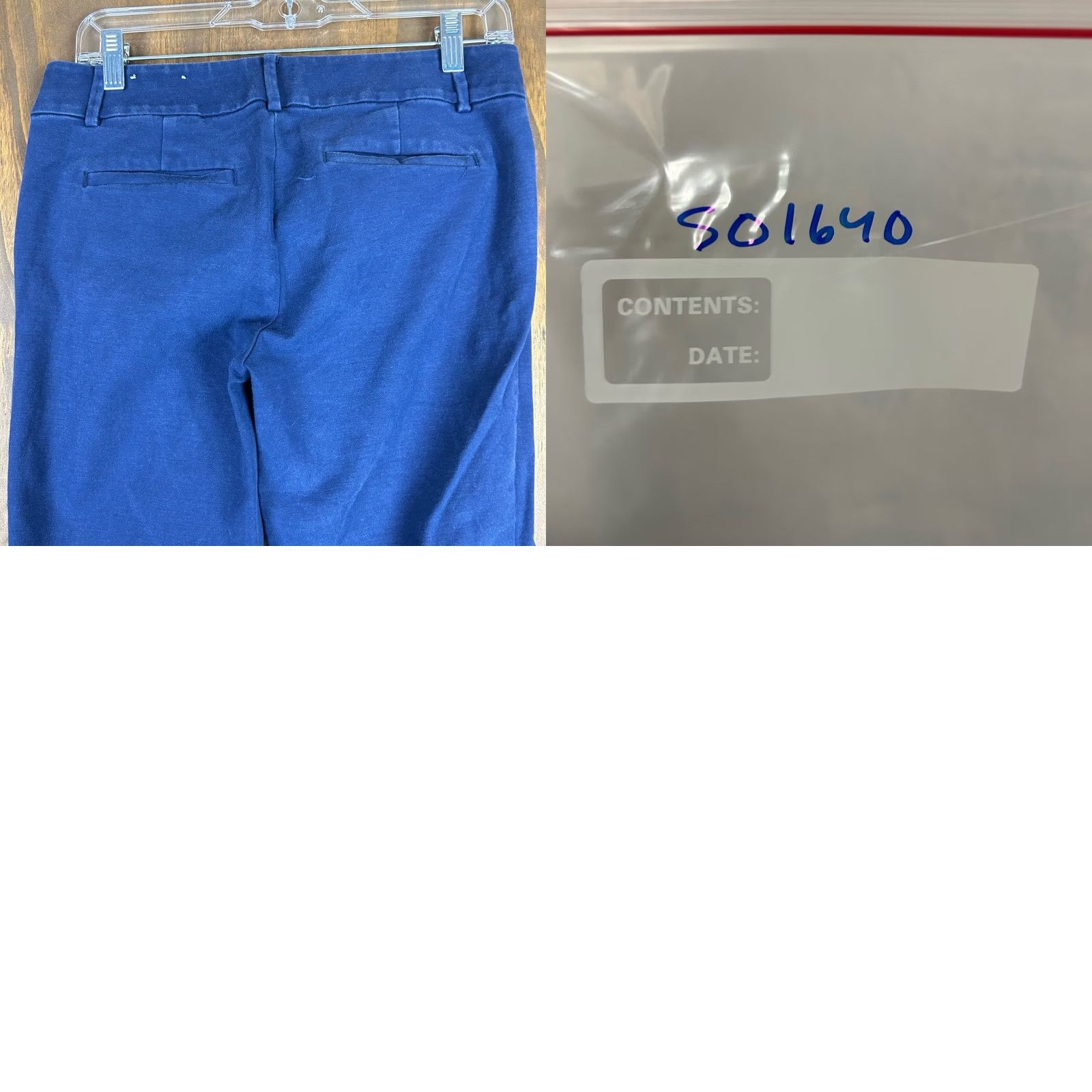 Ann Taylor VINTAGE Ann Taylor LOFT Pants Blue Marisa The Riviera Ankle Stretch 2 Size 29" - 9 Thumbnail
