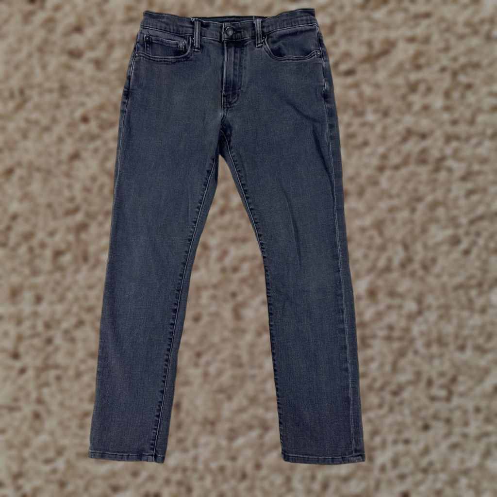 Vintage Lucky Brand Jeans Mens 29 Black Denim Straight Leg Cotton Blend Jeans Mens Regular 29 Black Denim Straight Leg 5-Pocket Design Vintage No Size US 29 - 1 Thumbnail