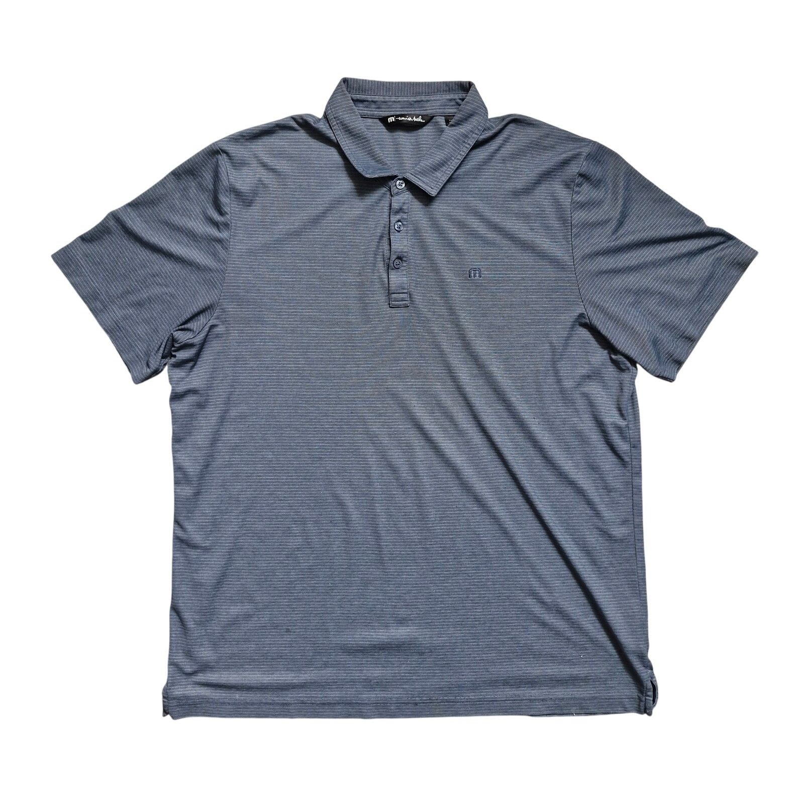 TravisMathew TravisMathew Polo Shirt Men’s Large Navy Blue Short Sleeve Size US XXL / EU 58 / 5 - 1 Thumbnail