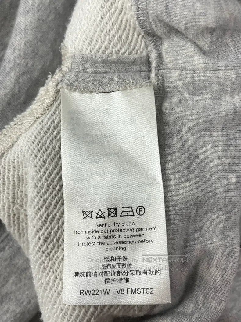 Louis Vuitton Louis Vuitton Grey hooded cropped sweatshirt Size XS / US 0-2 / IT 36-38 - 5 Thumbnail