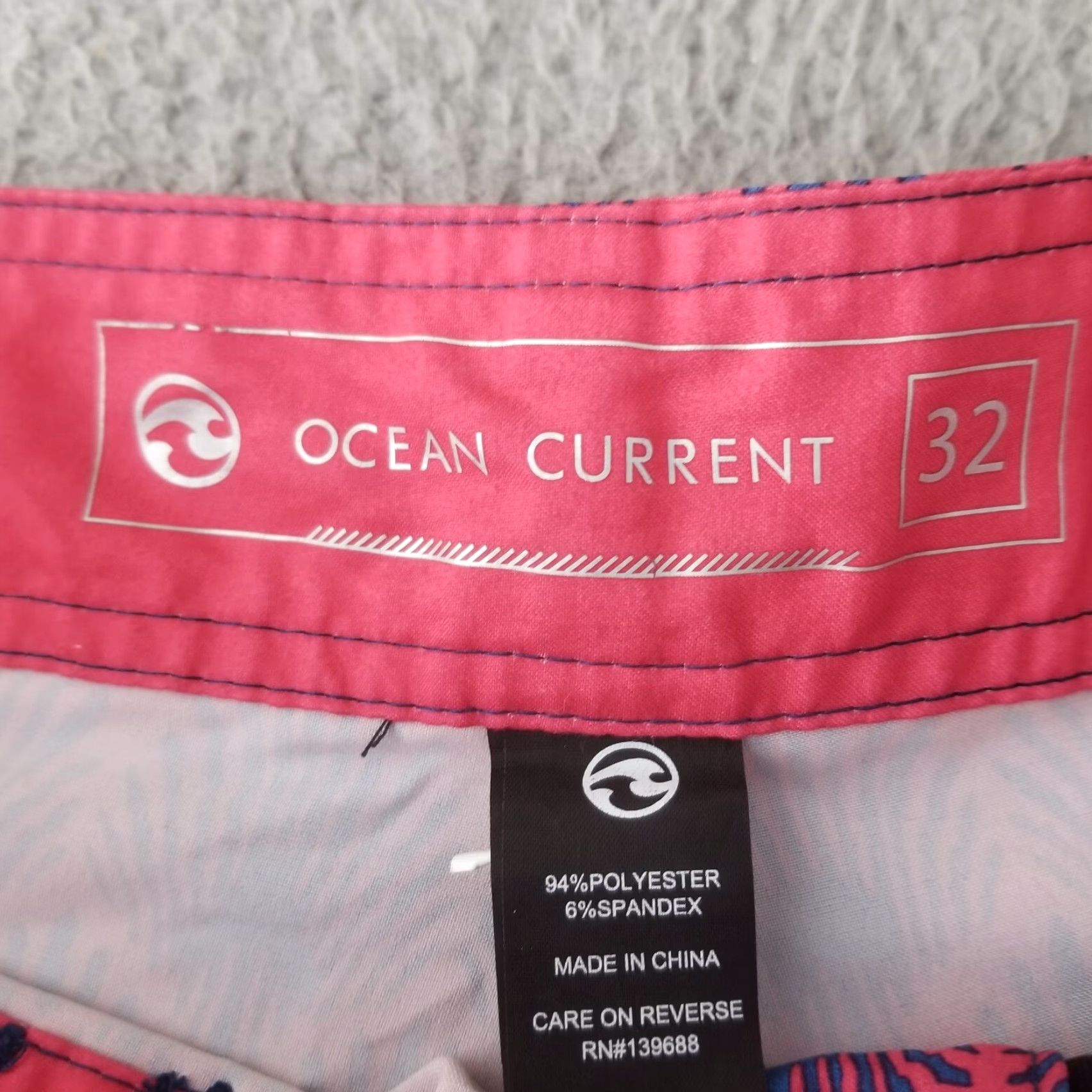 Vintage Ocean Current Swim Trunks Mens 32 Flamingo Surf Bathing Suit Board Shorts Size US 32 / EU 48 - 5 Thumbnail